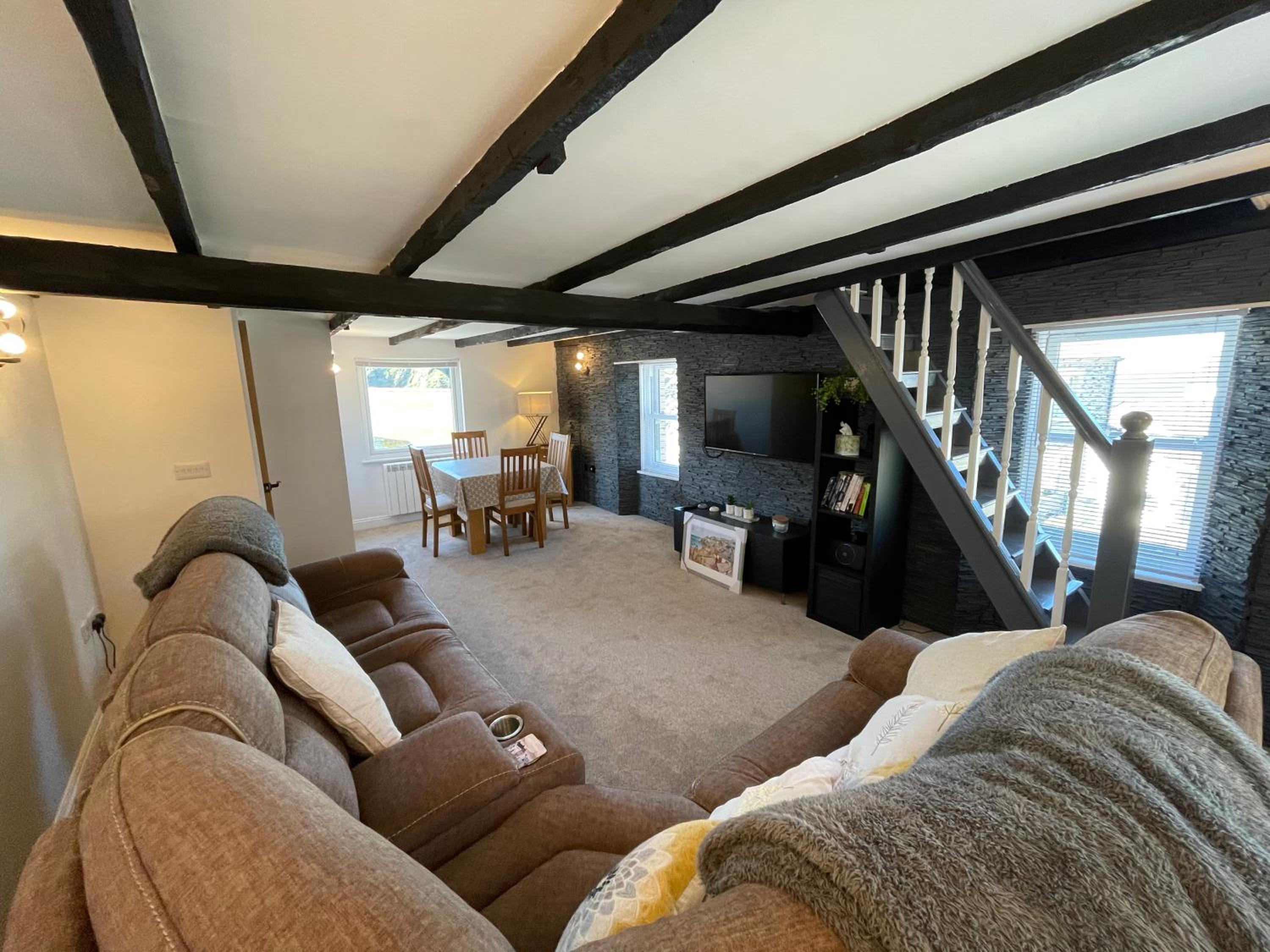 Atlantic Cottage Port Isaac 2 bedroom with sea views and parking view 2