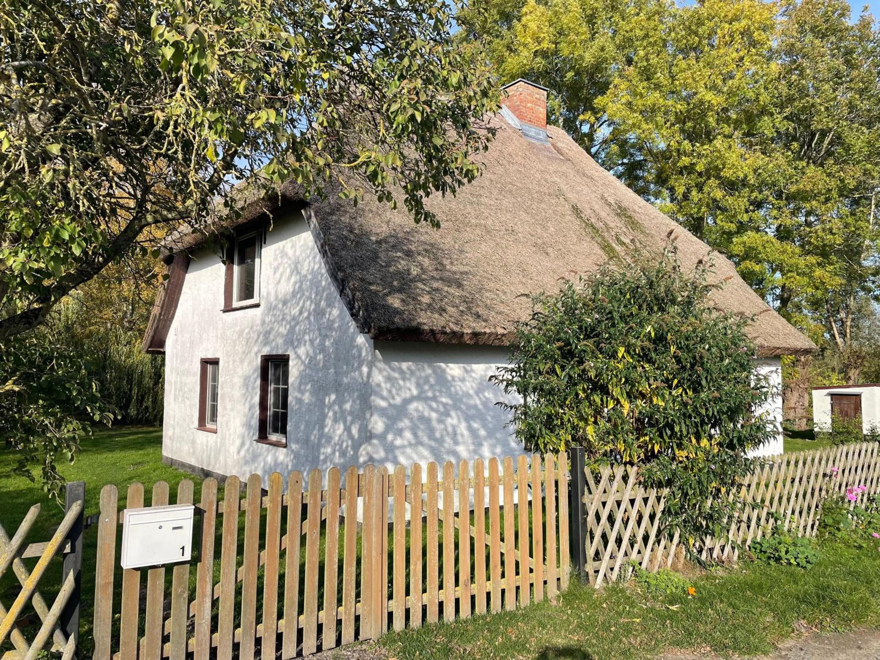 Ferienhaus mit Reetdach