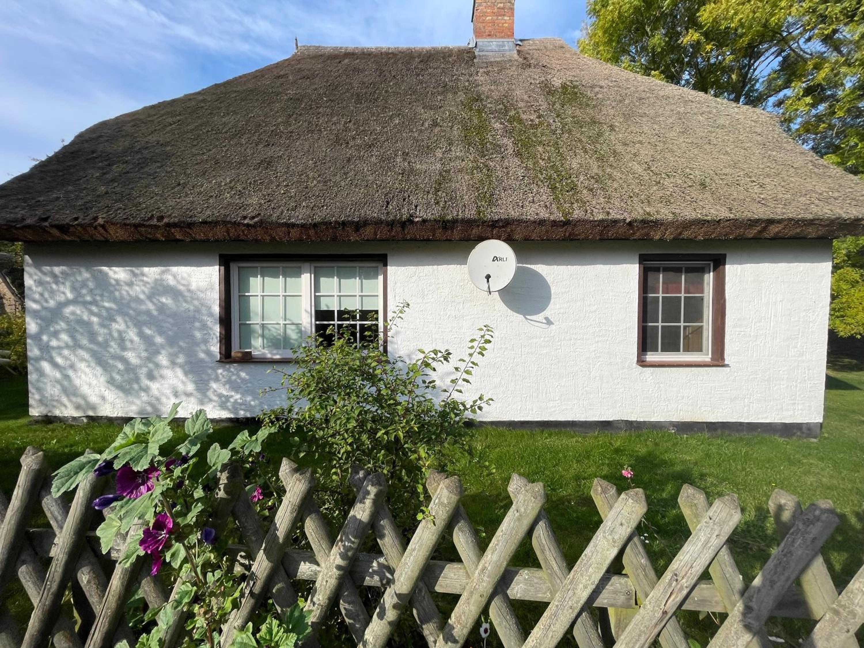 Ferienhaus mit Reetdach