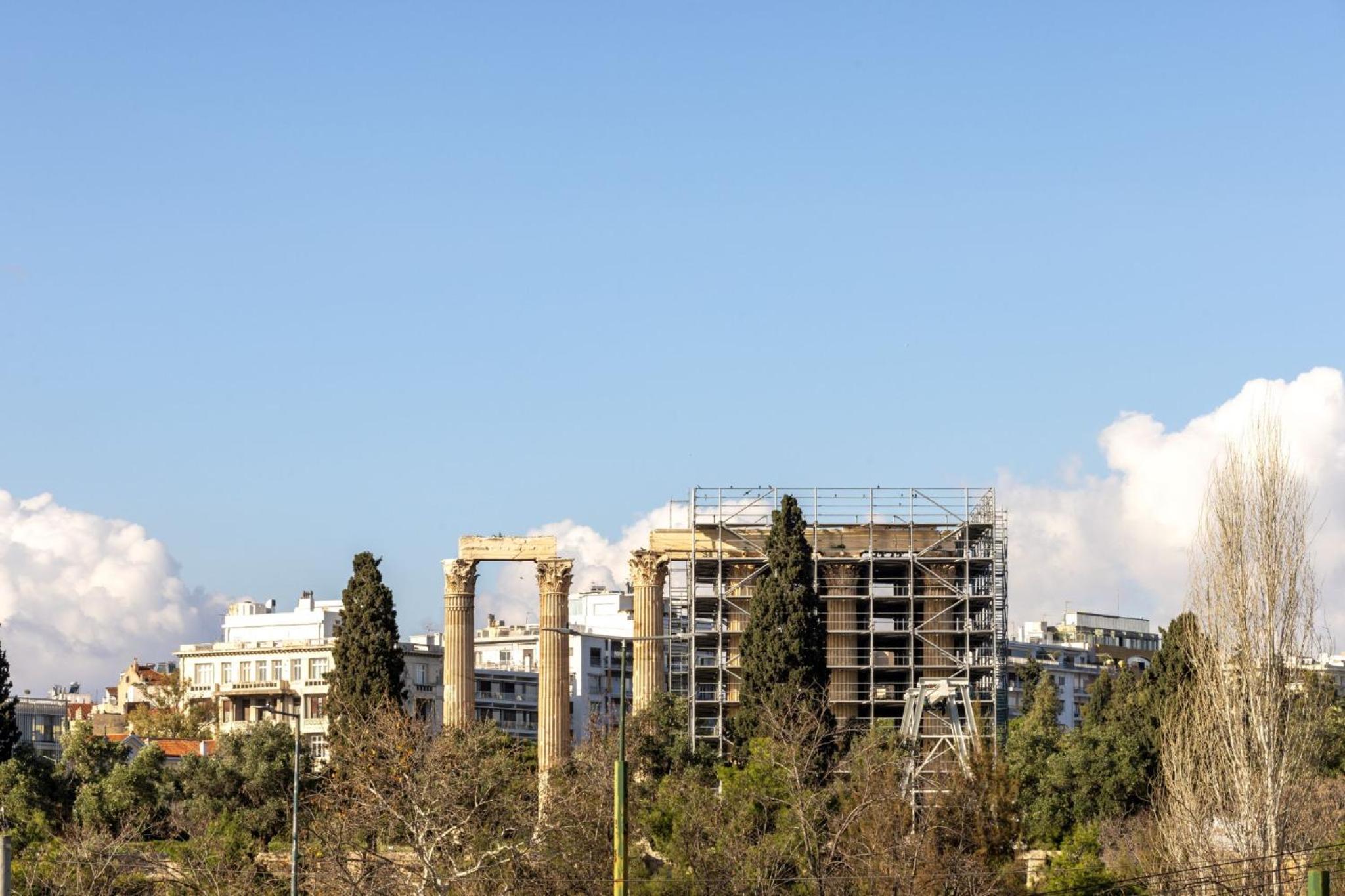 Home of Petros - Near Plaka - Temple of Zeus View
