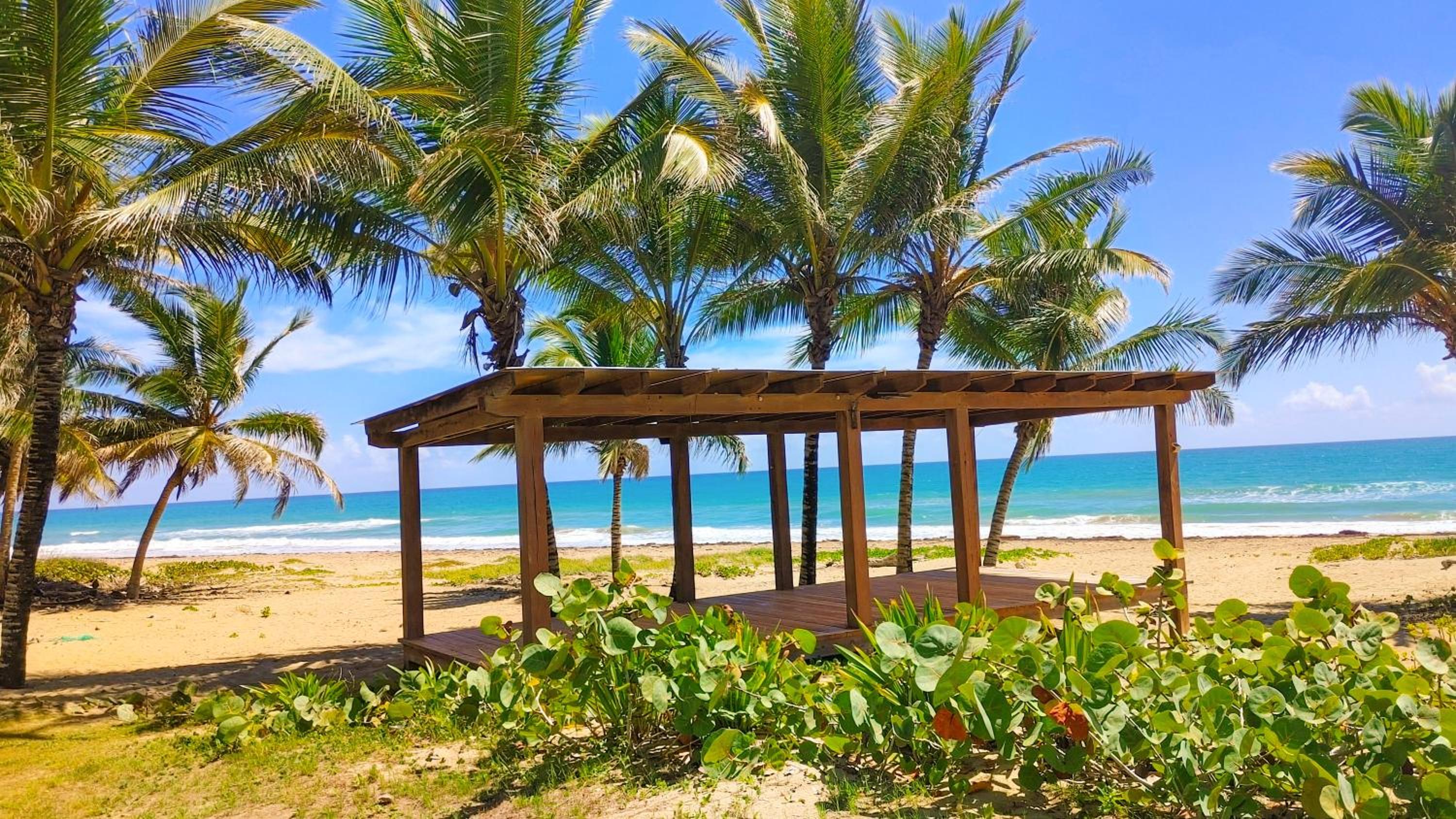 Blue Skies on endless Beachfront