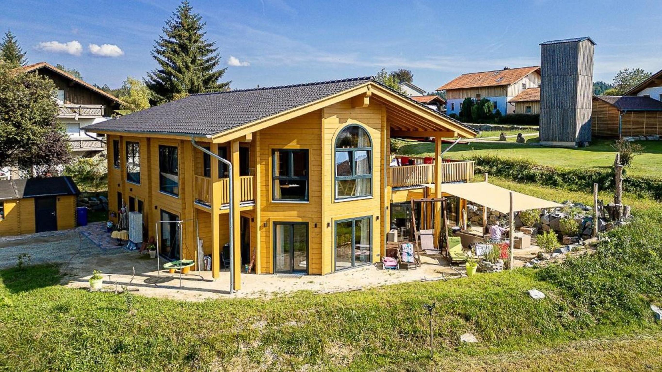Blockhaus am Baumwipfelpfad