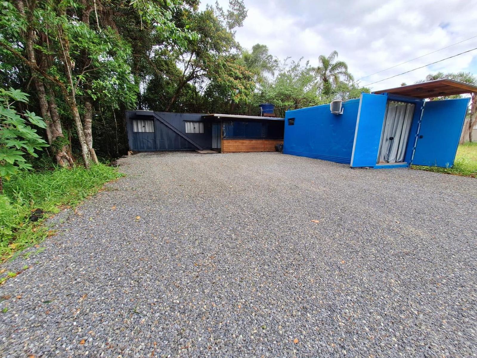 Casa Container Azul Mariscal