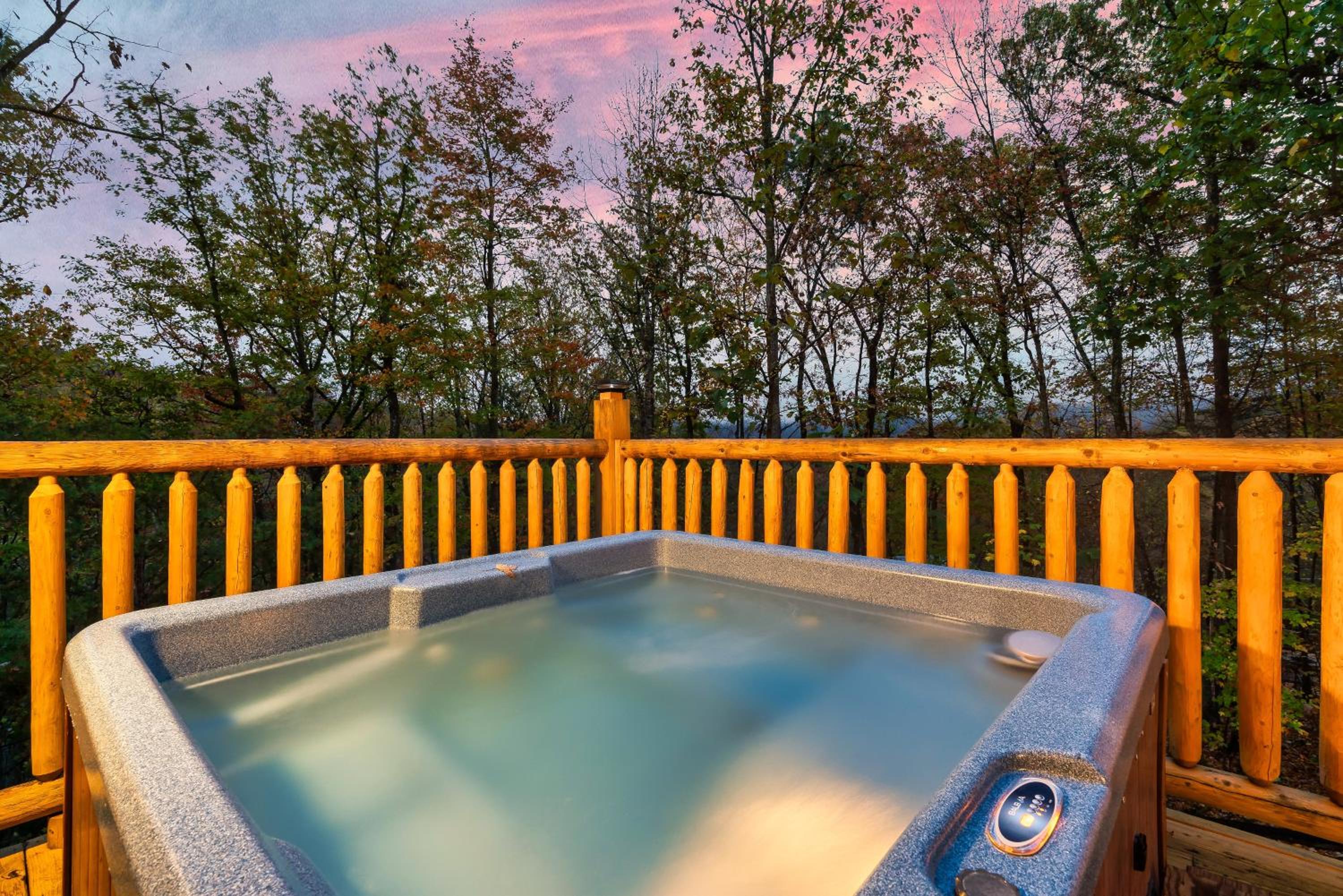 Deja View Serene Mountain Cabin for a Family Get-away with a Hot tub Sauna Fire pit that is Pet Friendly view 2