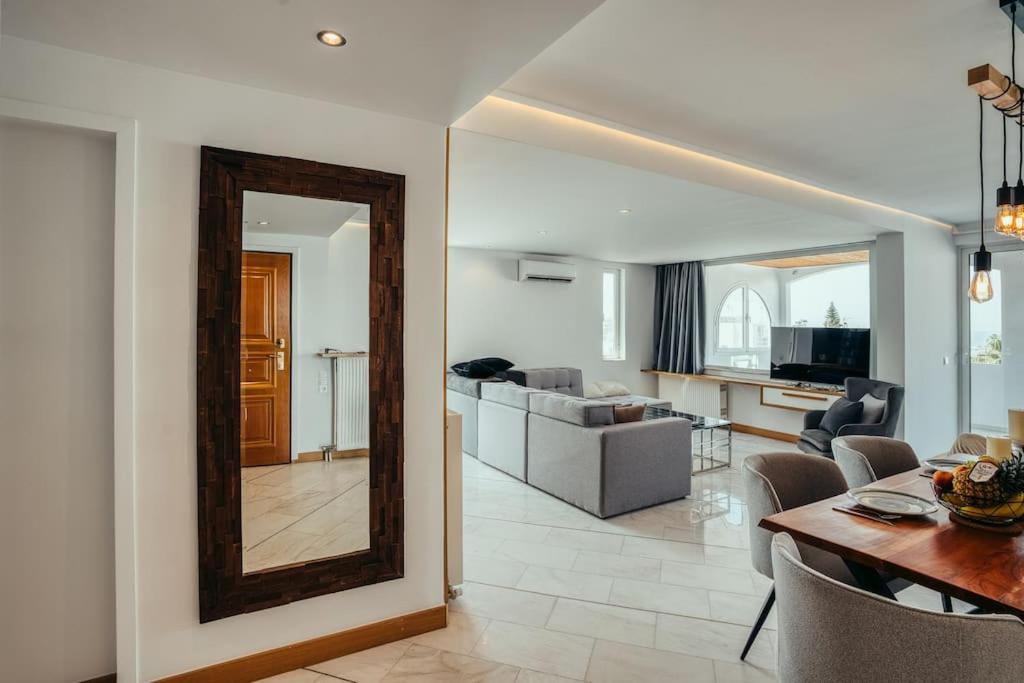 Grand Sea View Apartment 3' from Kavouri Beach