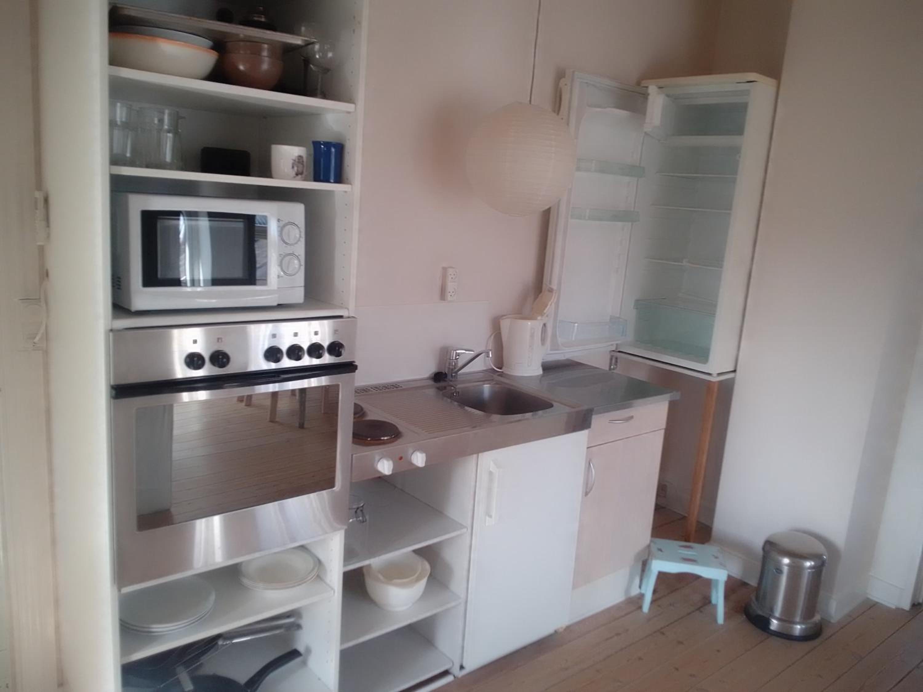 Apartment with balcony in villa Hojer