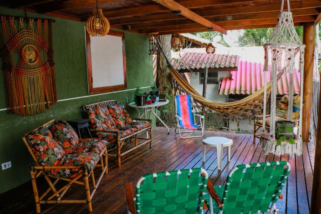 Casa Verde da Ale e do Thiago Ilha do Mel