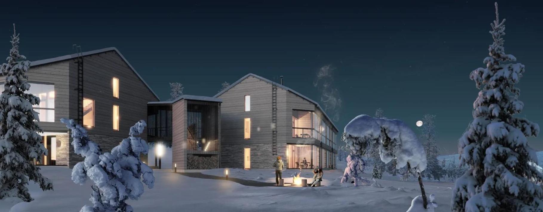 AuroraLevi Suites Utsuvaara Northern Lights Retreat, Ski-In-out, 2 ski pass included to price