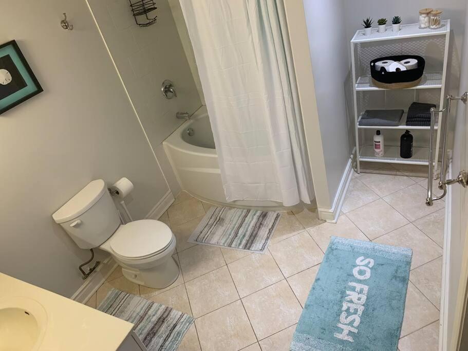2 bedroom apartment-2 free parking -14 min to Pearson airport