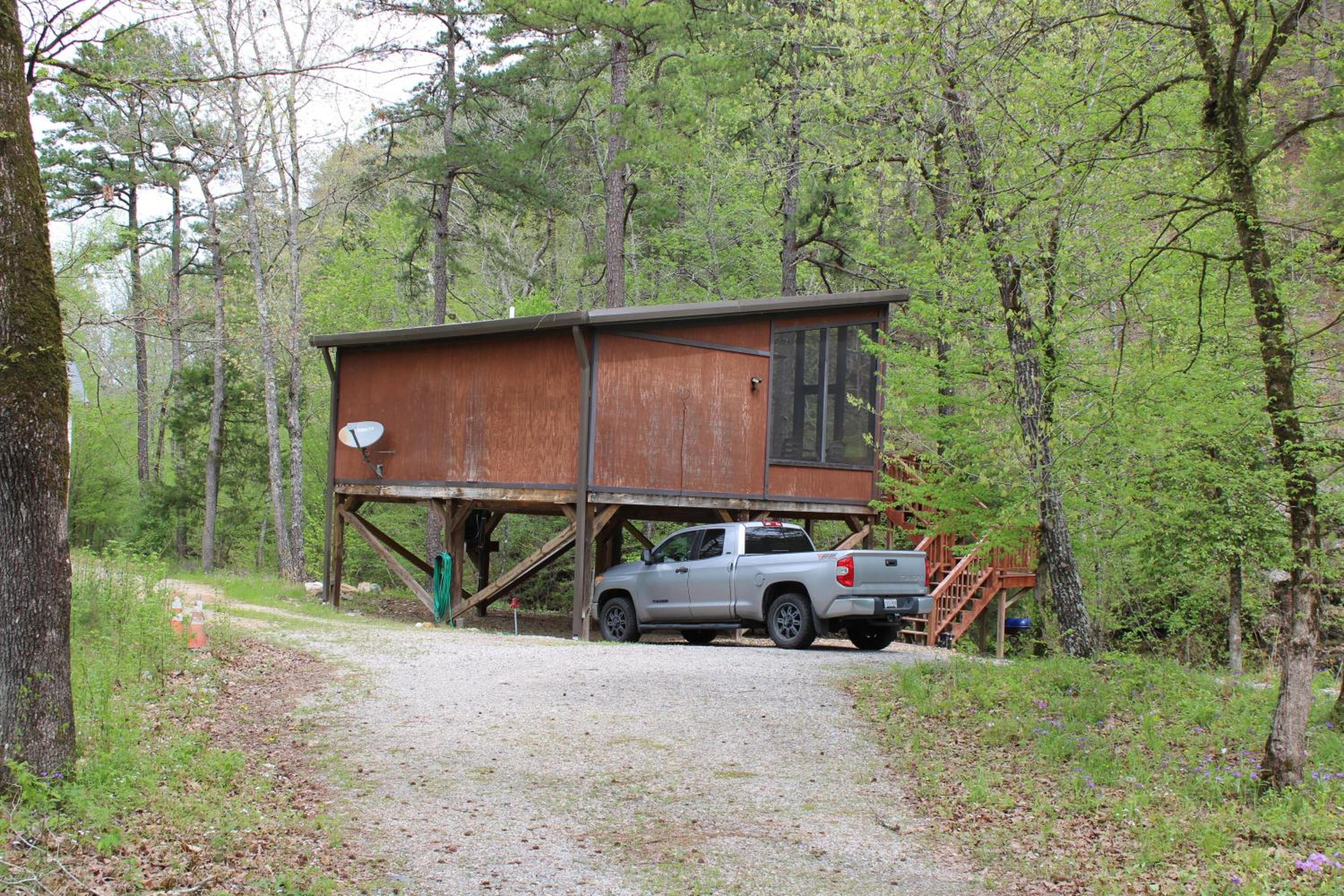 132 Catherine Park #1 Cozy Romantic Cabin on the creek view 3