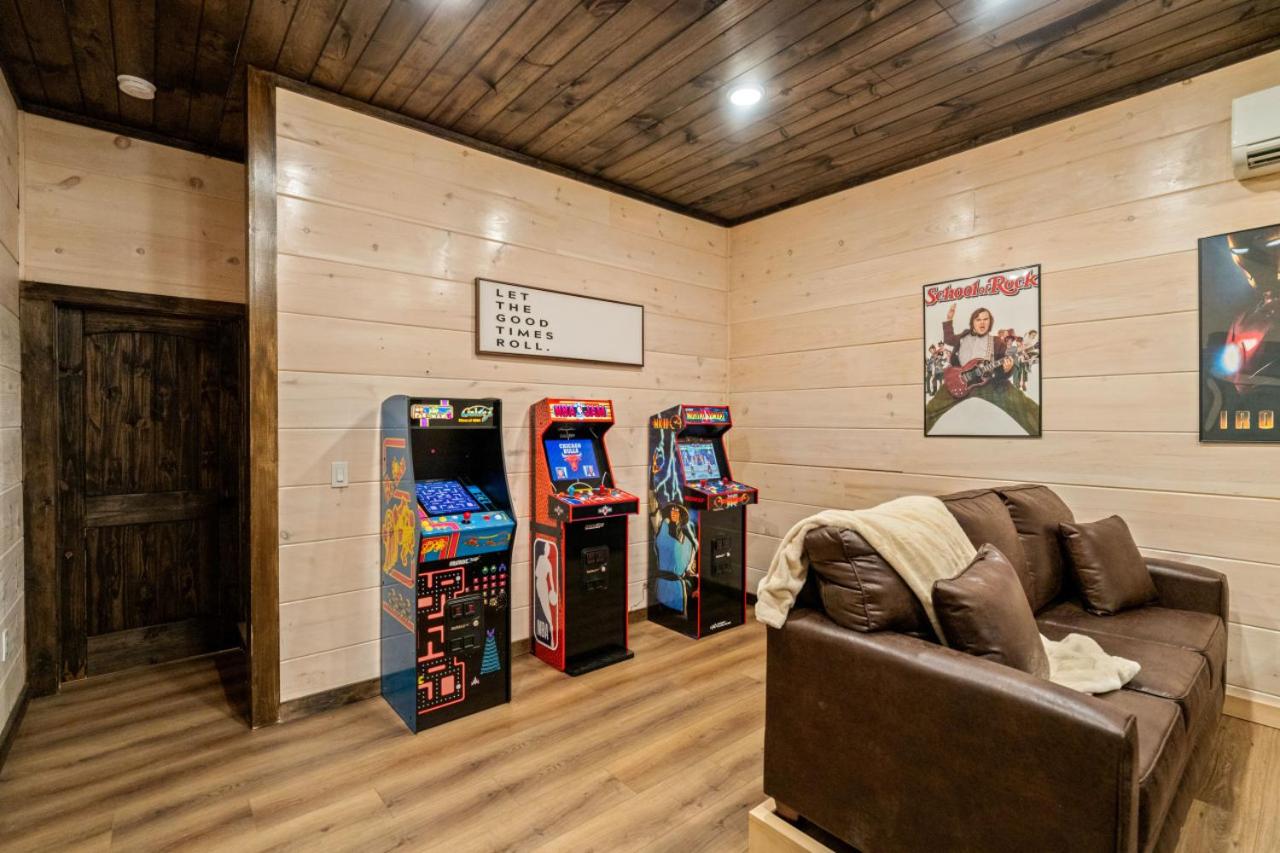 Cant Bear to Leave Pool HotTub Arcade Theater