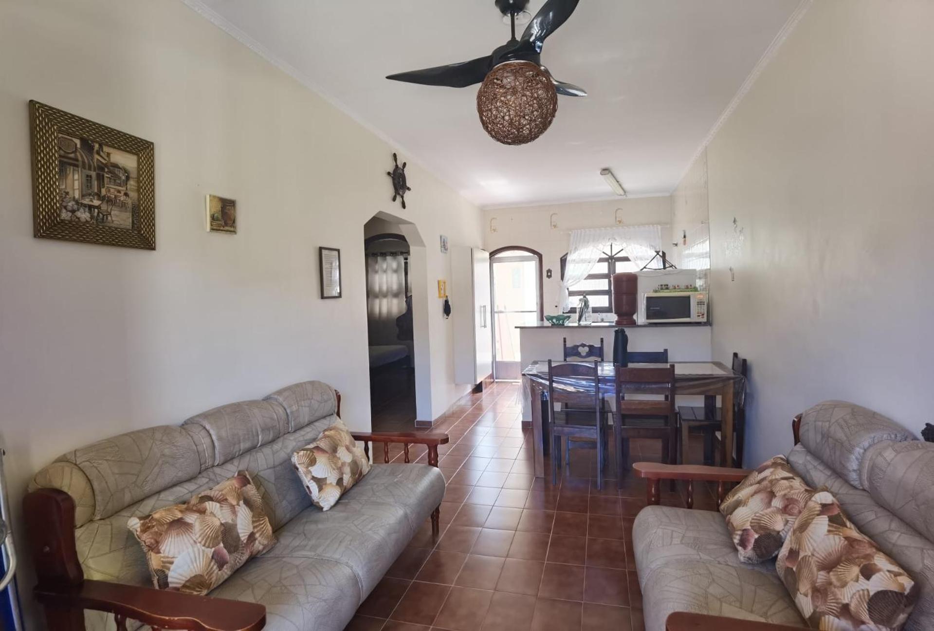 Apartamento 2 quartos e suíte na Praia de Maranduba, Ubatuba