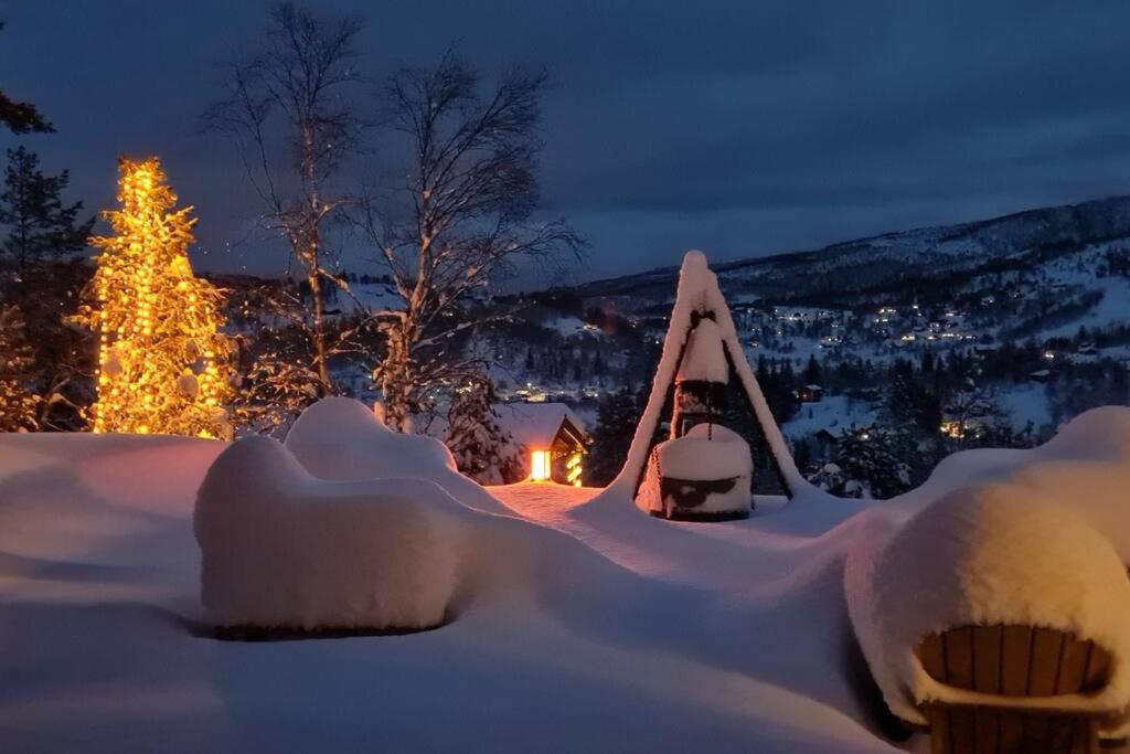 Panorama ski inn out, jacuzzi,Badstu view 5