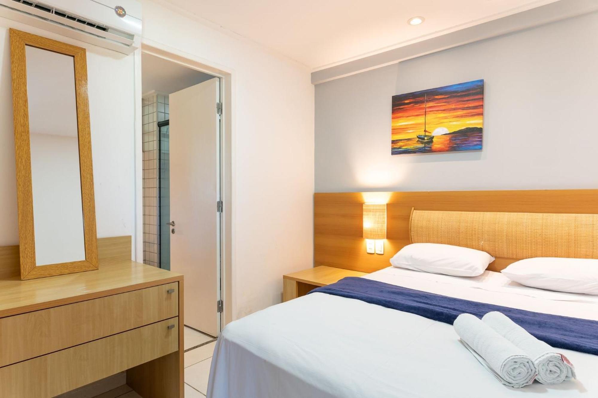 Flat ou Bangalo Luxo Beach Class Beira Mar Muro Alto