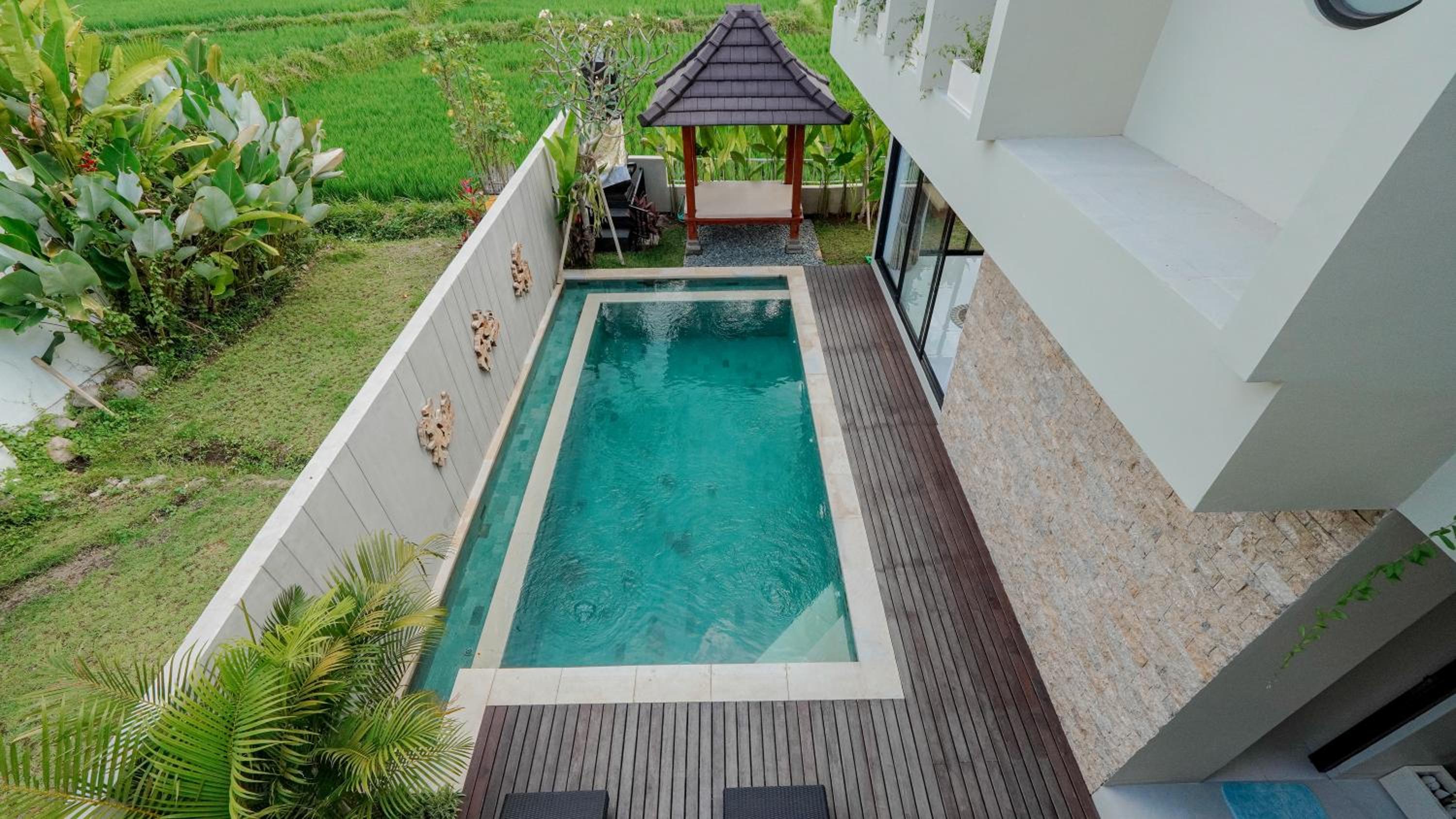 Glucks Villa Ubud Private Pool view 2