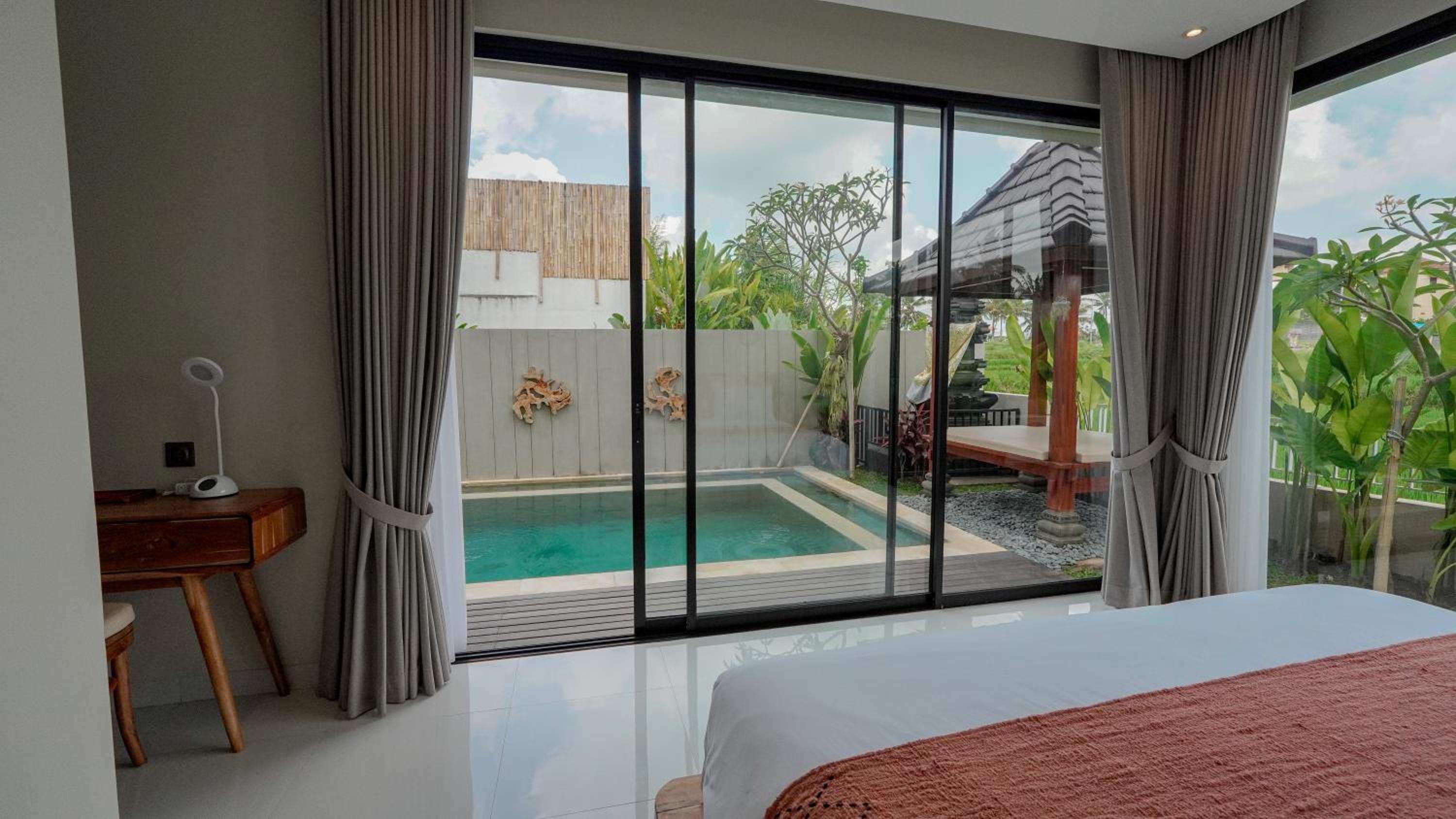 Glucks Villa Ubud Private Pool view 5