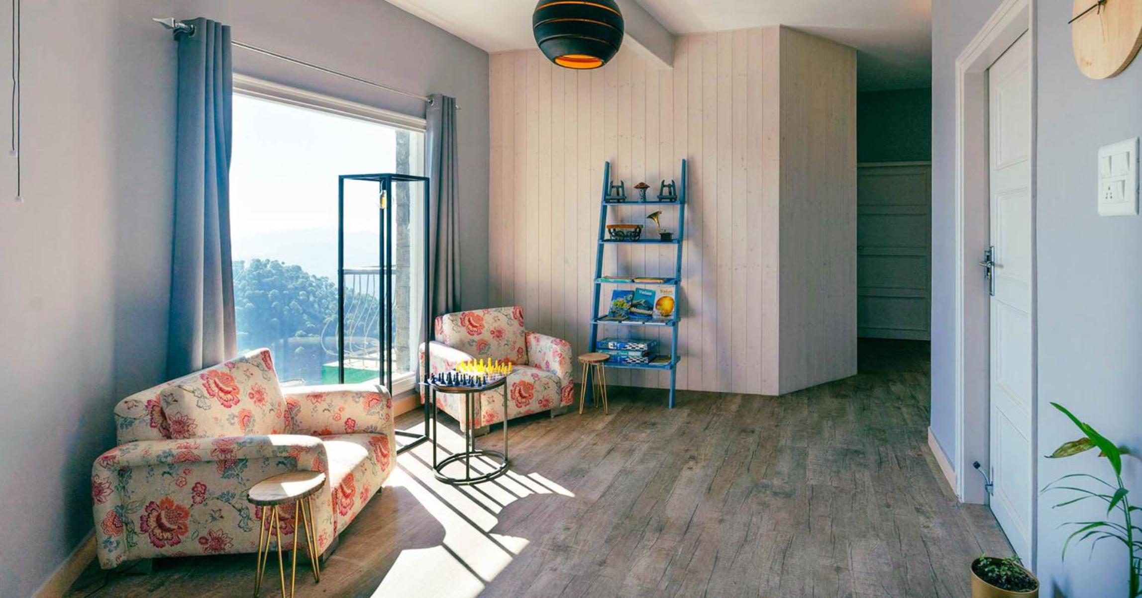 Serene By Sunkissed Villa, 6 BR Luxury Villa in Kasauli - Lawn, Bonfire & Valley View view 2
