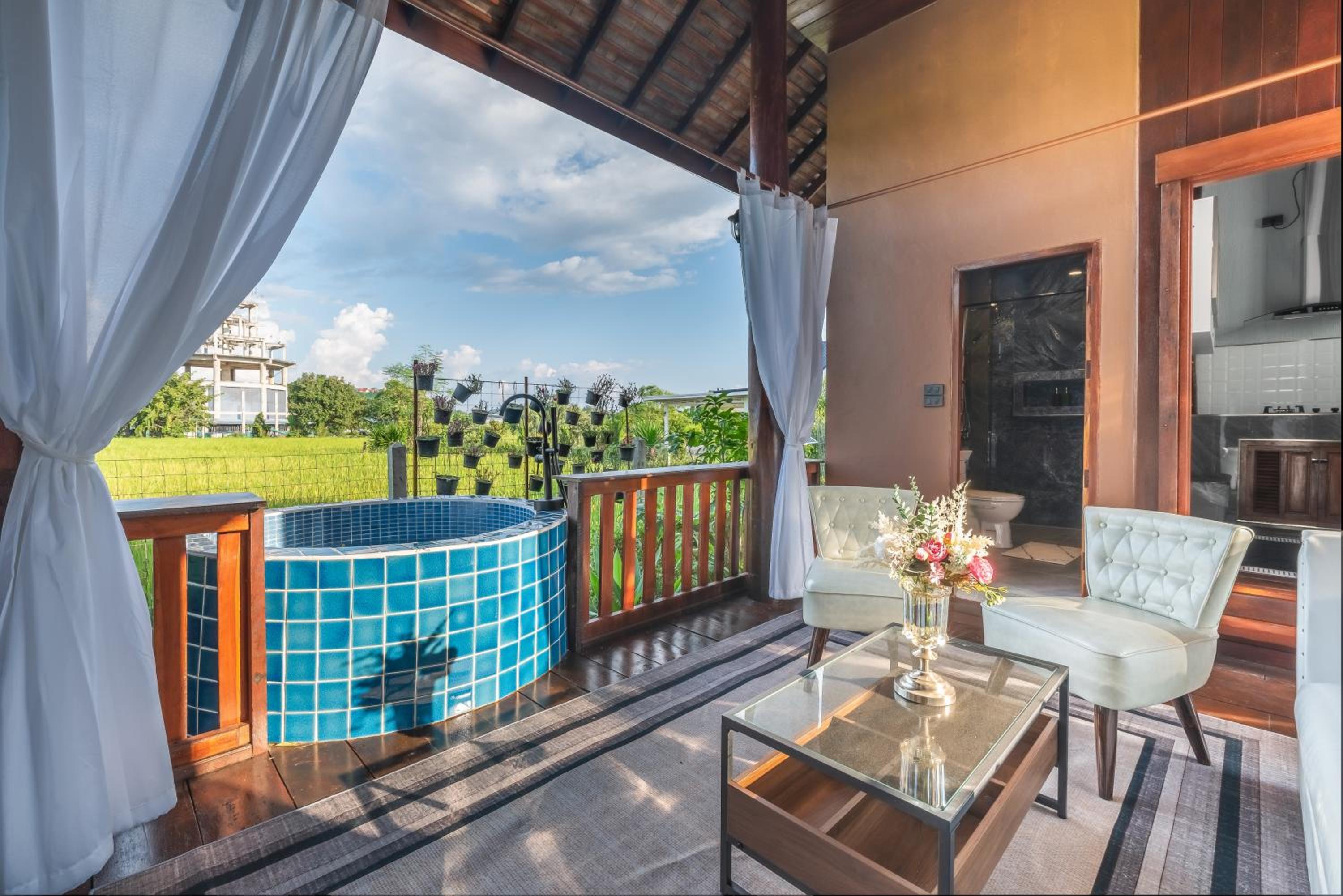 The garden pool villa resort at Doi Saket