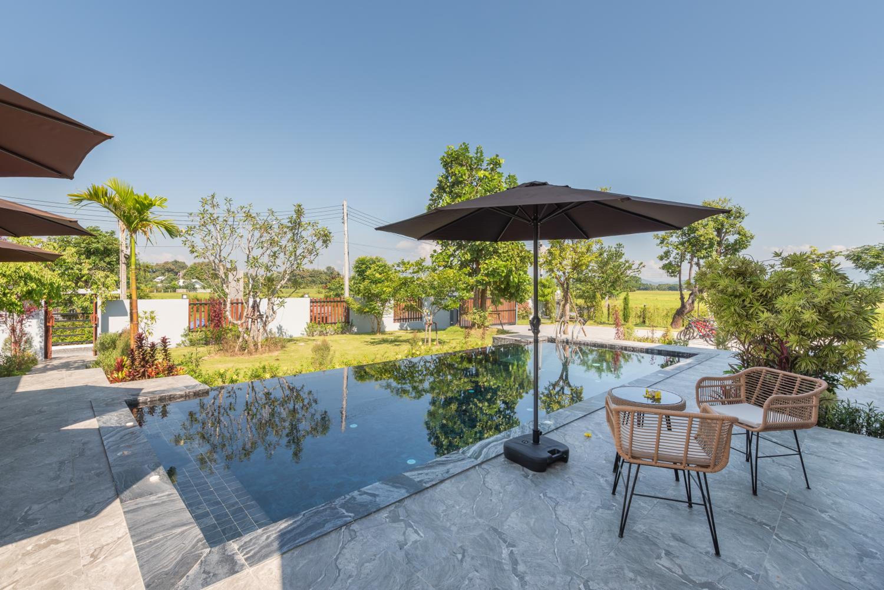 The garden pool villa resort at Doi Saket