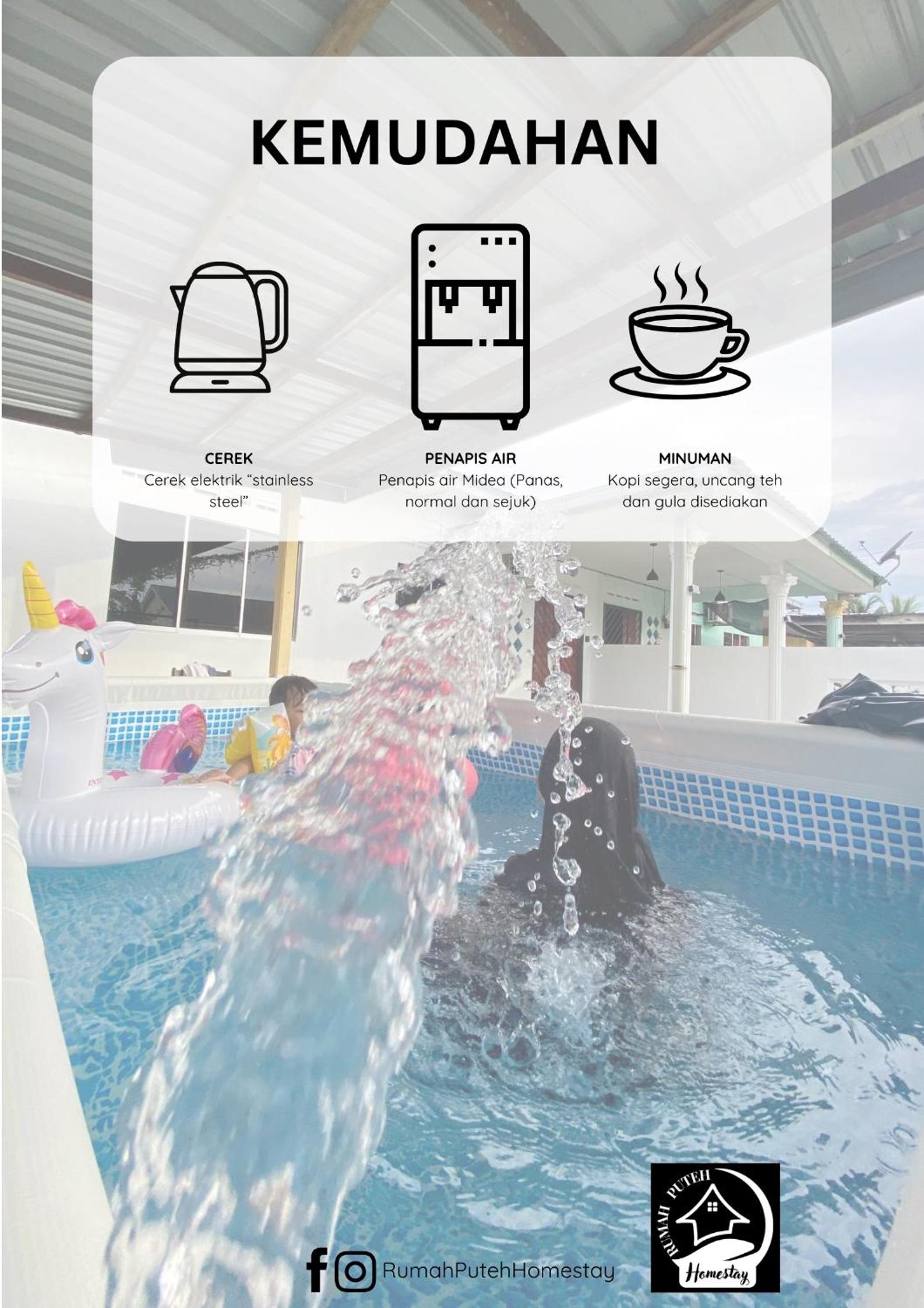 Rumah Puteh Mersing Kecil INTEX POOL FOR KIDS ROOM FULLY AIR-CONDITIONED photo 5