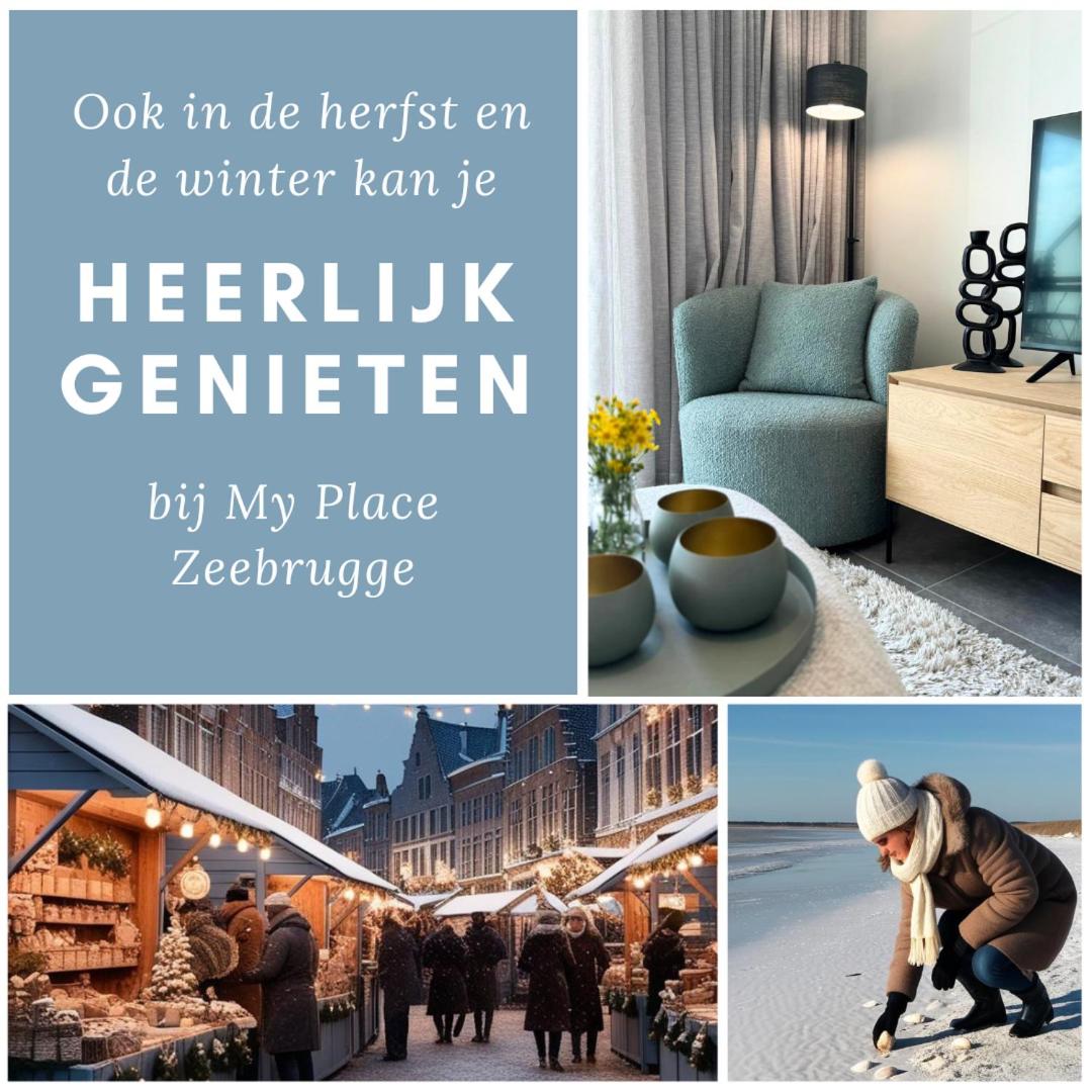 My Place Zeebrugge - modern Appartement met 2 terrassen & gratis parking in Zeebrugge