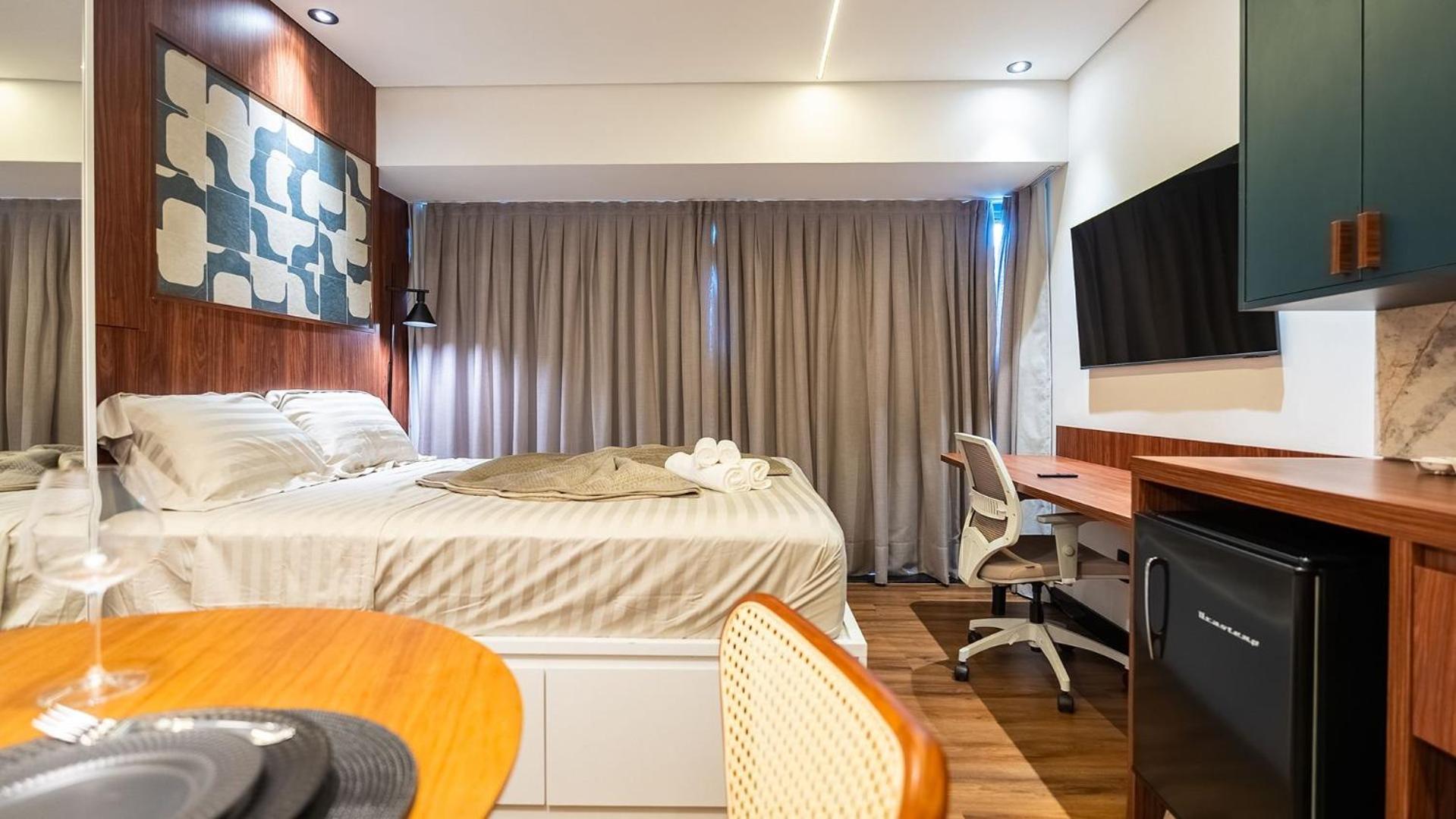 Experiência by Dabra House: Studios com Vista Panorâmica, Jardim Paulista!