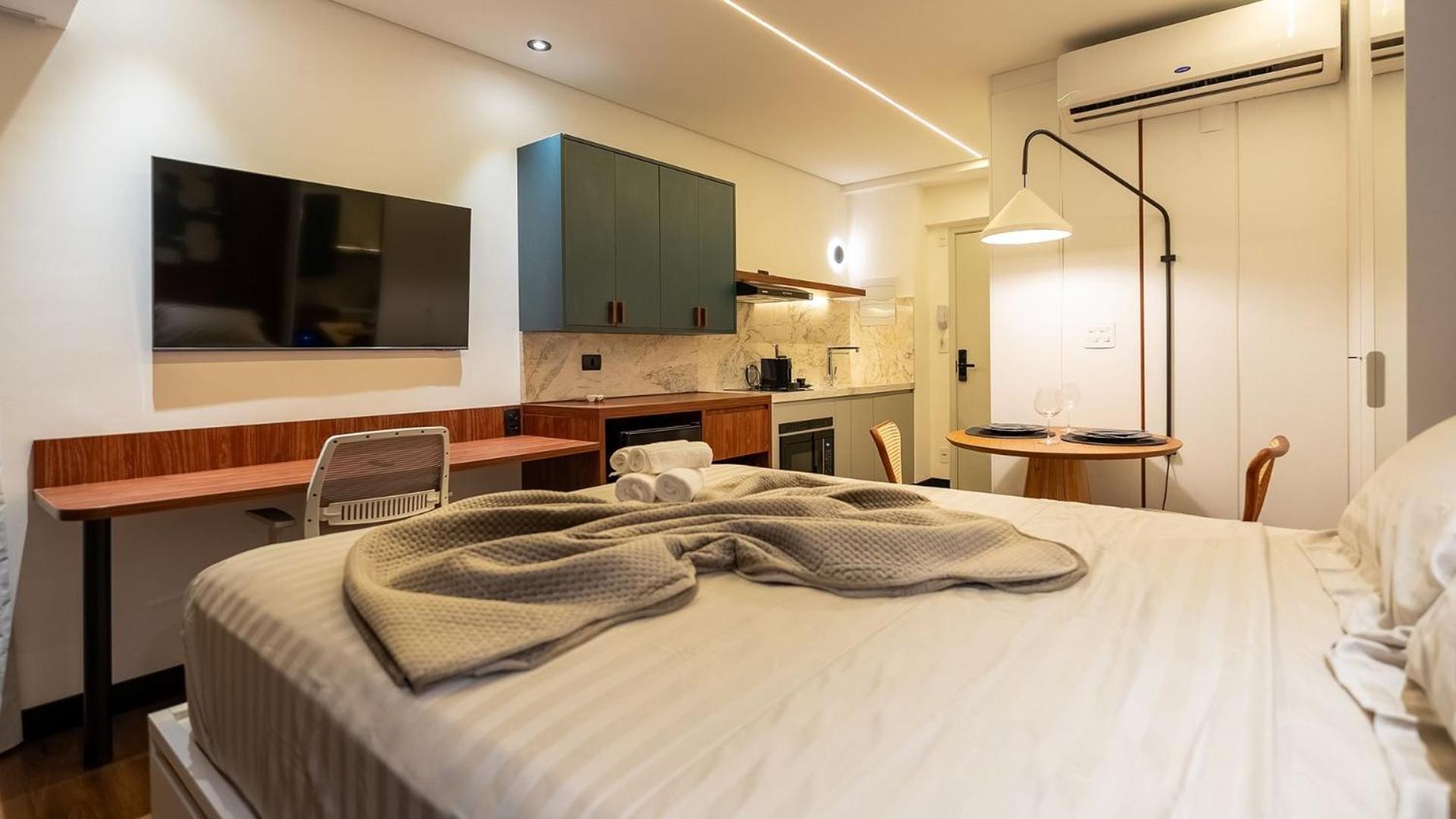 Experiência by Dabra House: Studios com Vista Panorâmica, Jardim Paulista!
