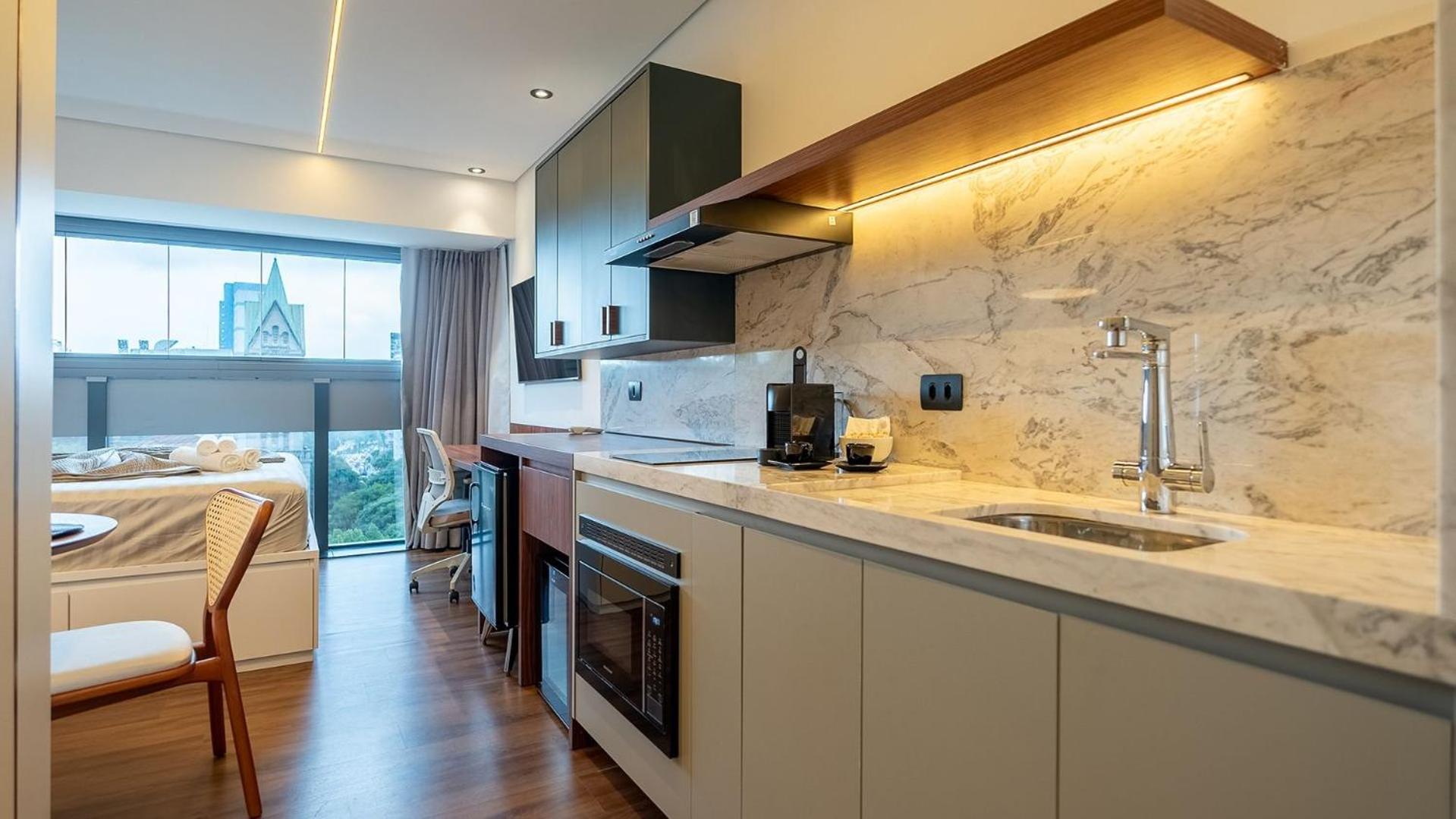 Experiência by Dabra House: Studios com Vista Panorâmica, Jardim Paulista!