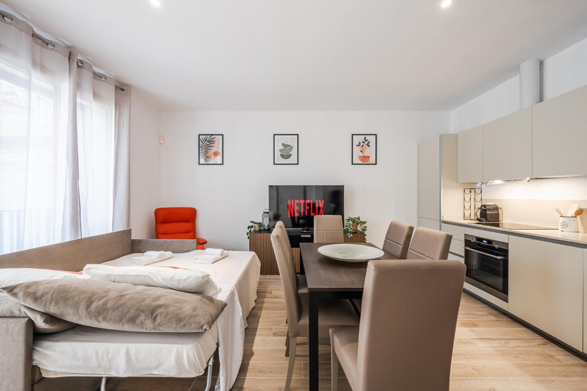 Moderno Appartamento Con Terrazza & Palestra
