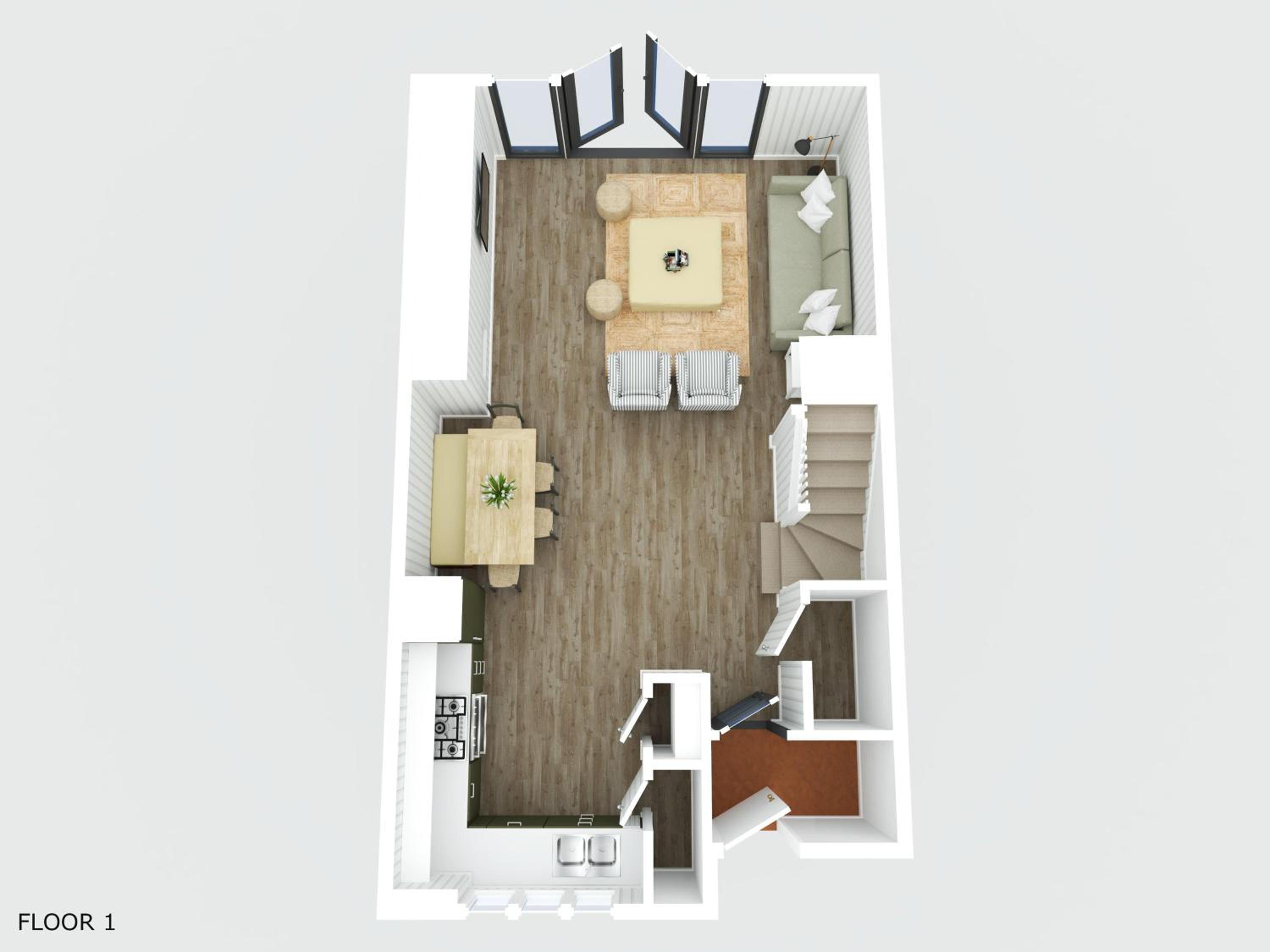 Battersea Set – 3 Bedroom Home with Garden