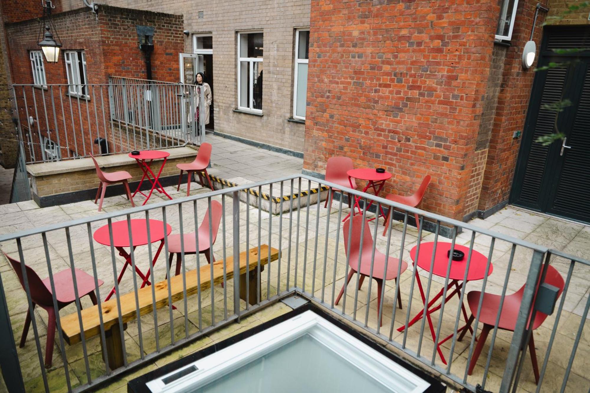 outdoor bbq area