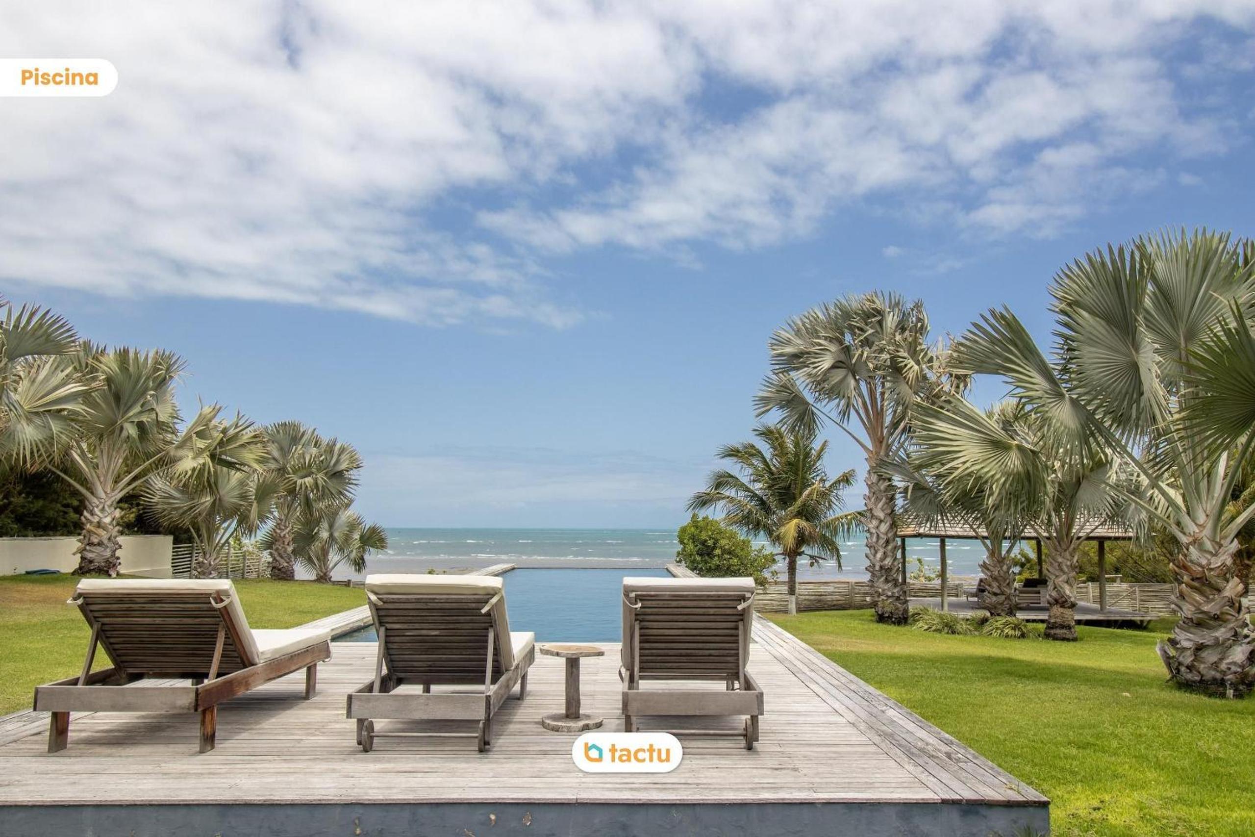 Casa Jaguaribe: Piscina Infinita com Vista Mar