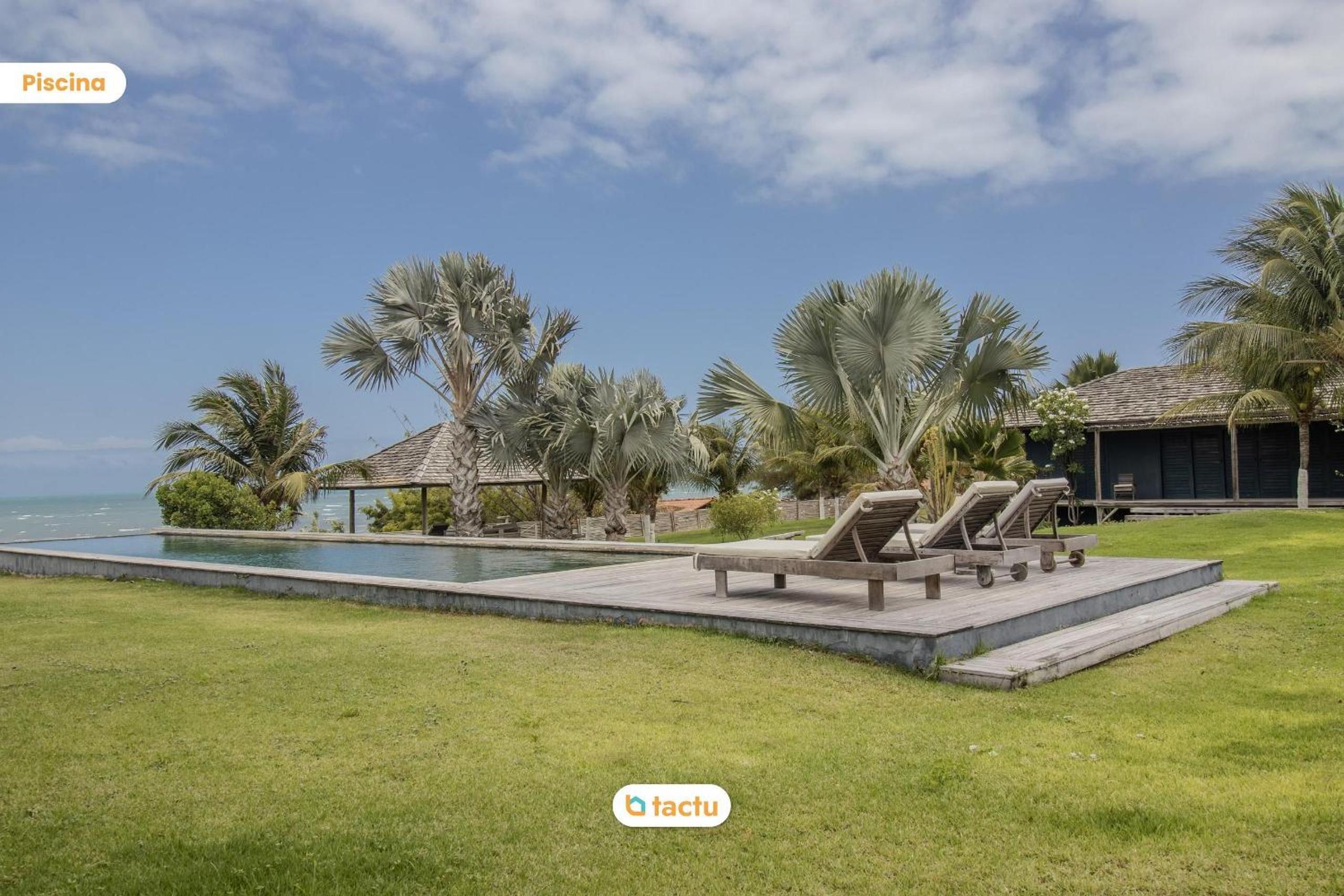 Casa Jaguaribe: Piscina Infinita com Vista Mar