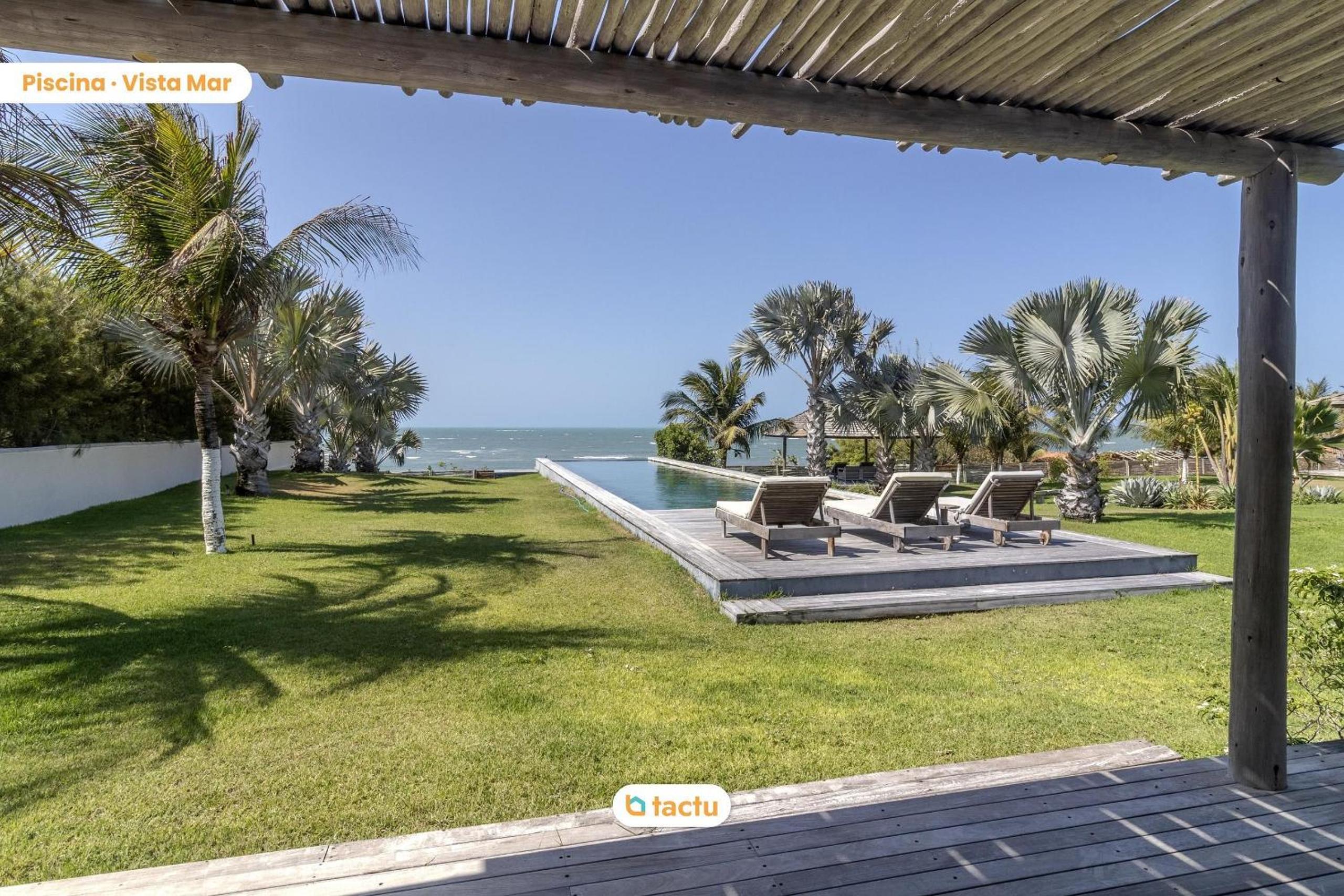 Casa Jaguaribe: Piscina Infinita com Vista Mar