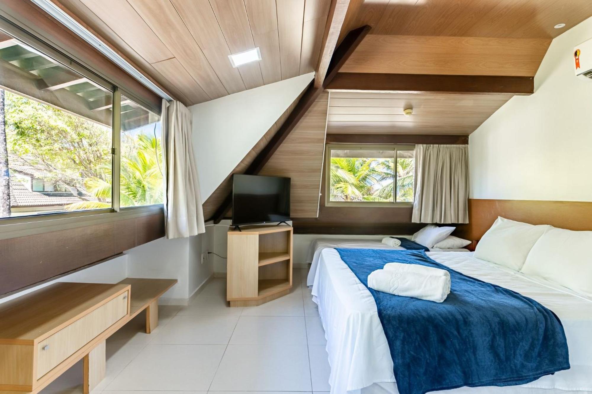 Flat ou Bangalo Luxo Beach Class Beira Mar Muro Alto