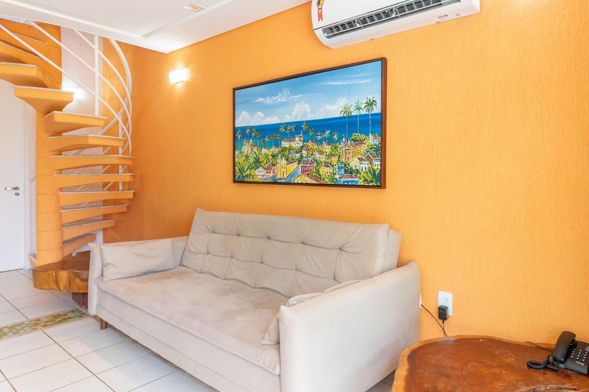 Flat ou Bangalo Luxo Beach Class Beira Mar Muro Alto