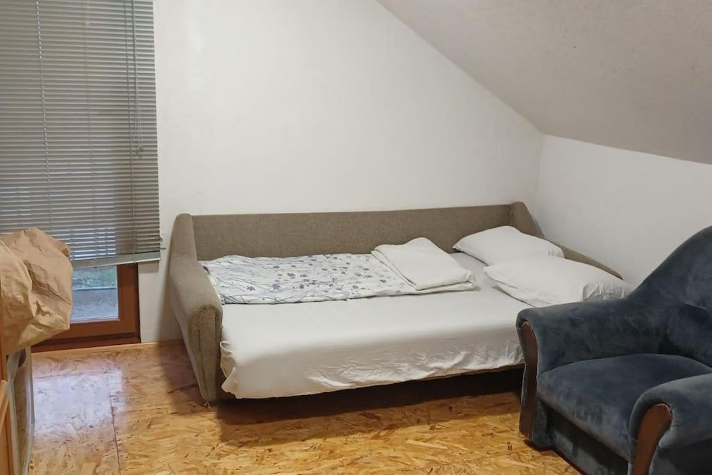 Two separate apartments on the first floor and the attic
