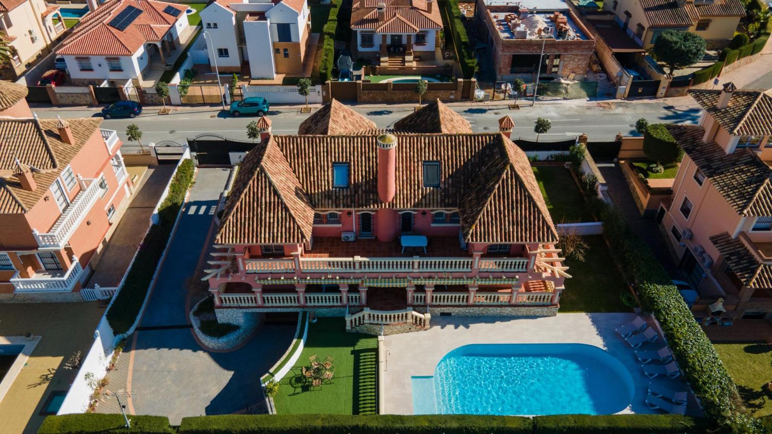 Fabulosa Villa en Alhaurin para familias con piscina privada
