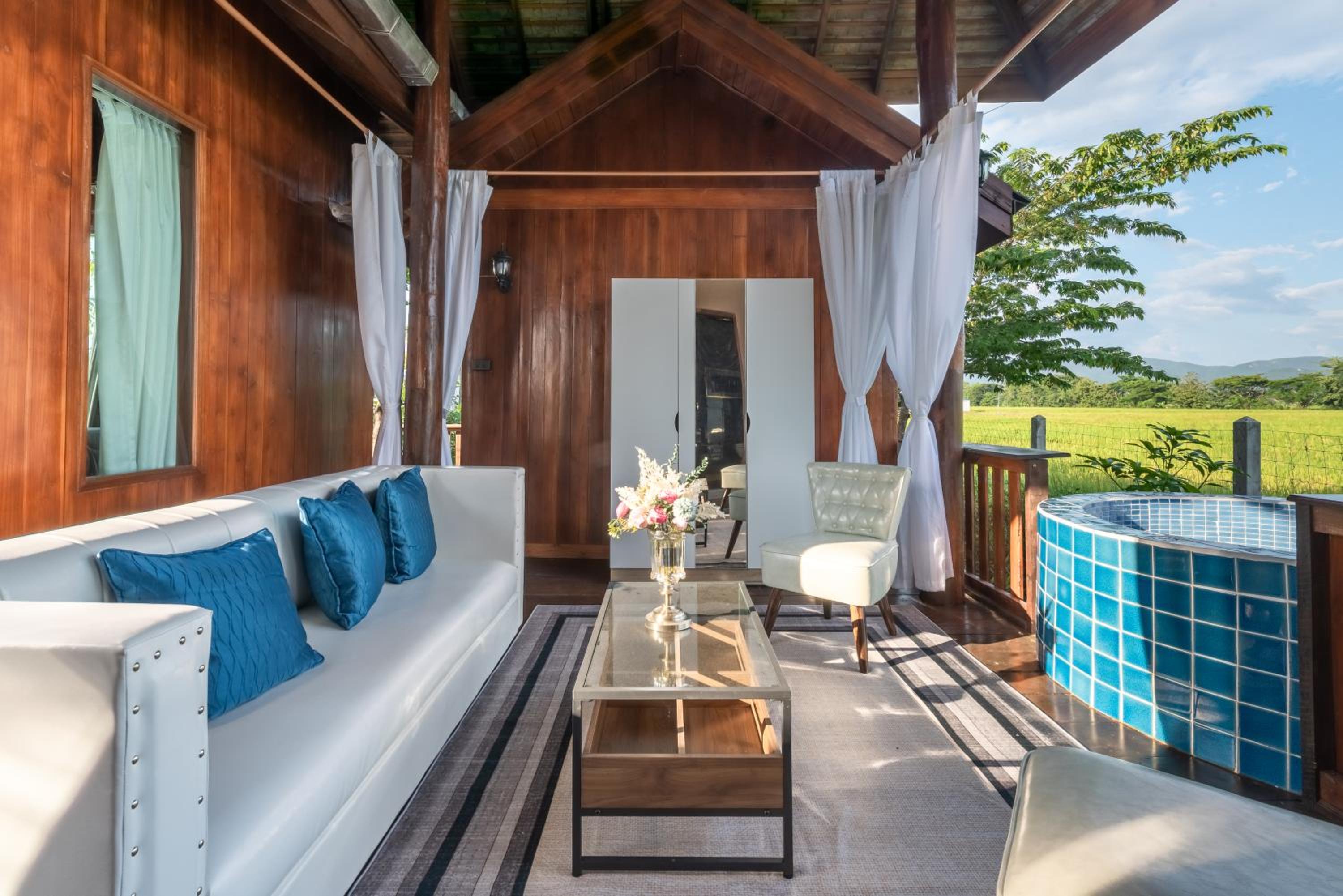 The garden pool villa resort at Doi Saket