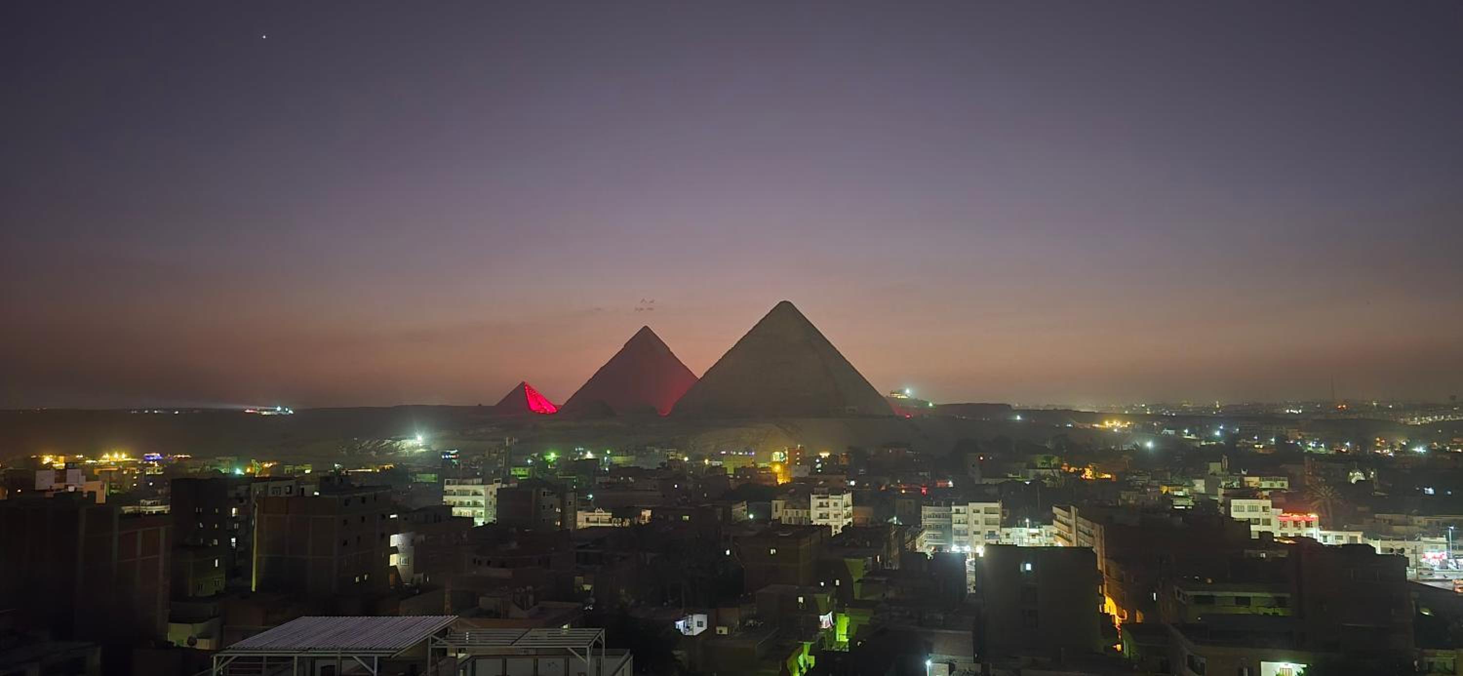 Oscar pyramids view