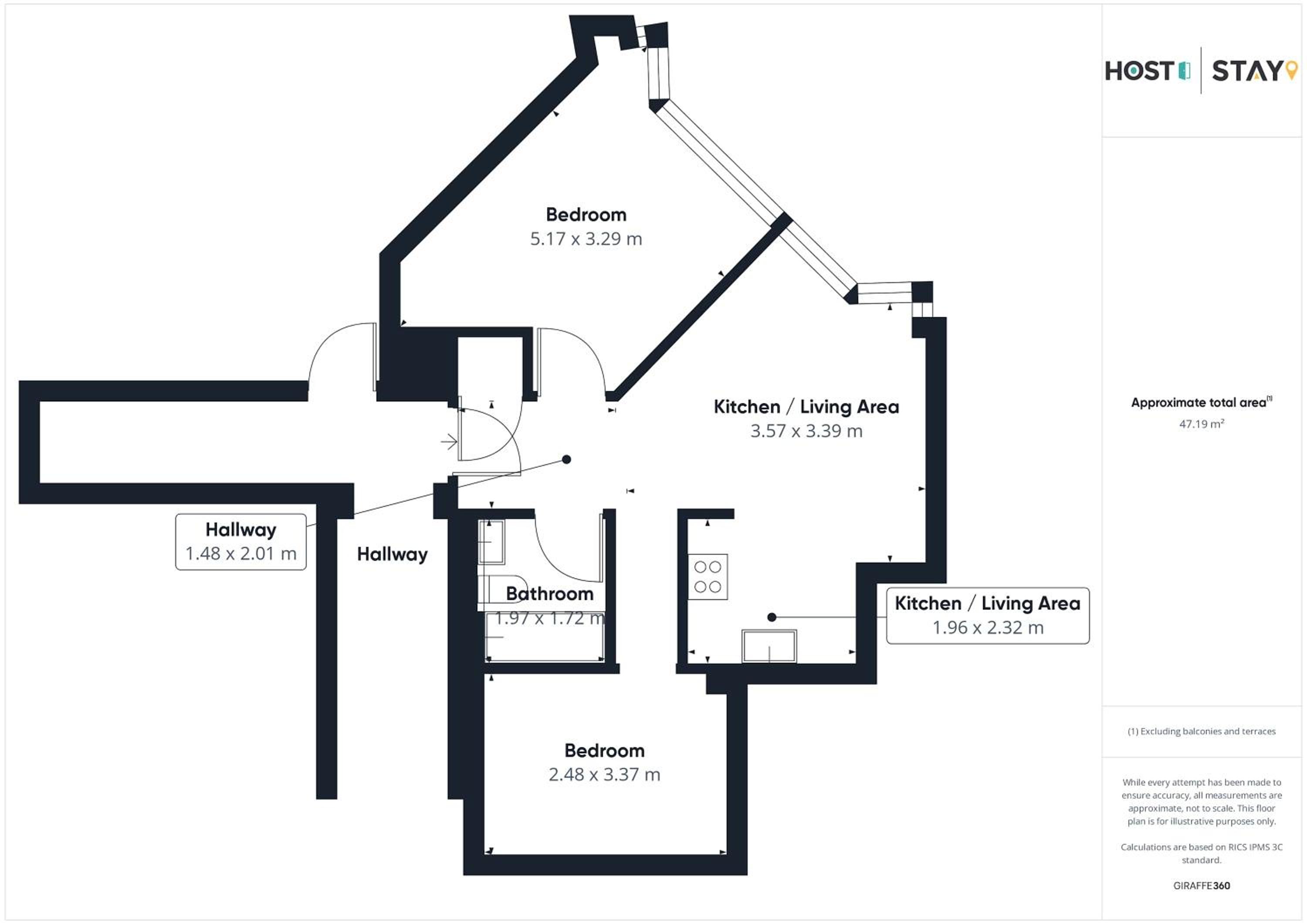 Host & Stay - Metropolitan House Apartment view 2