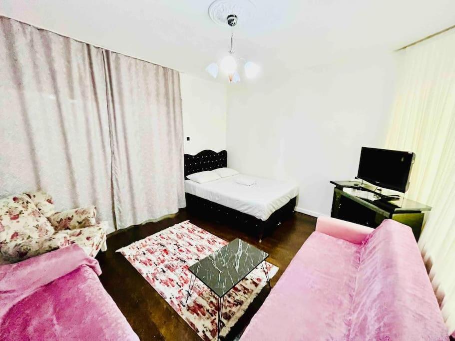 Arya 3 bedroom family pink flat