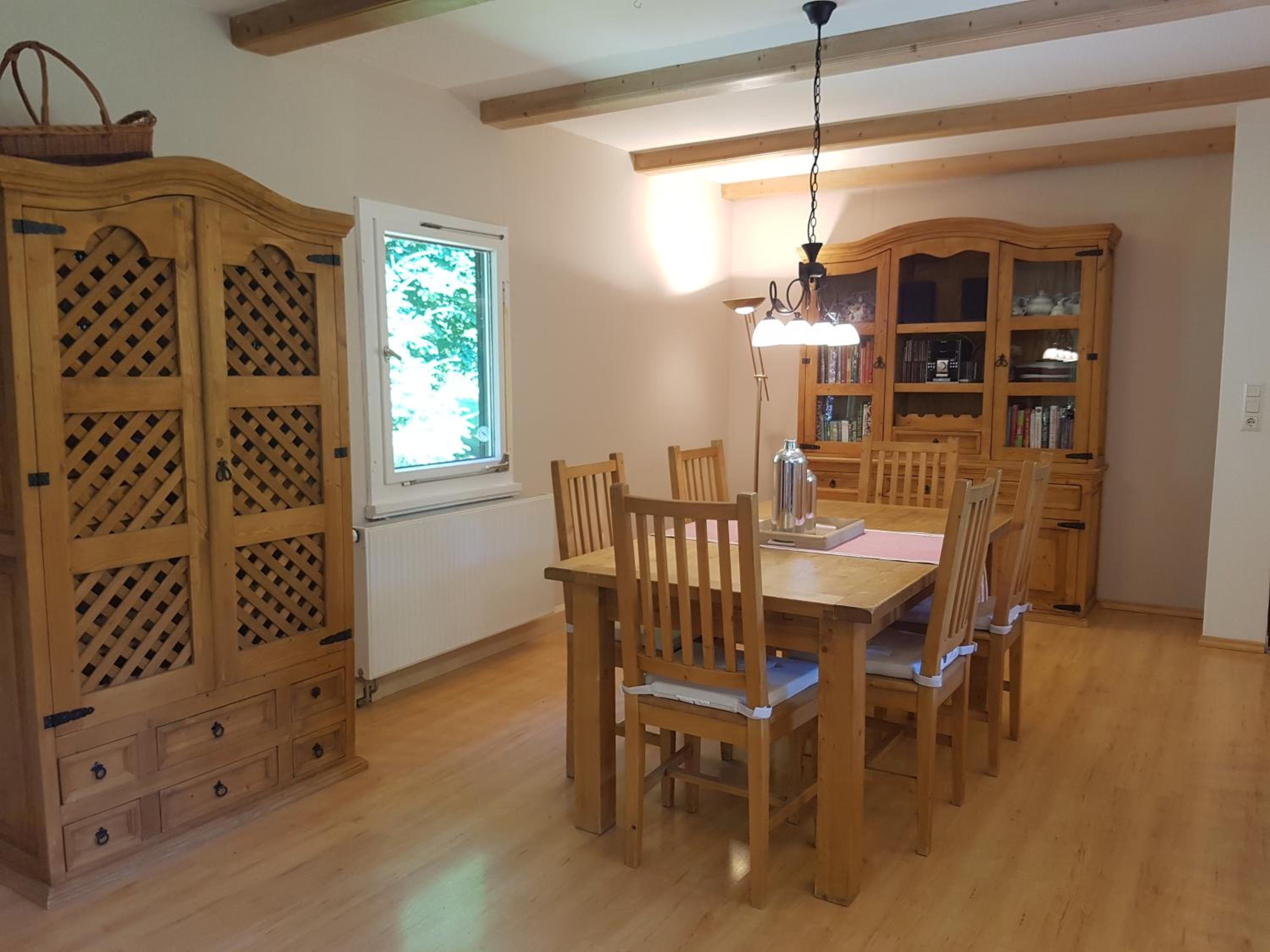 Ferienhaus Naturliebe 6000qm Parkgarten am Wald, umzäunt, Kamin, Sauna