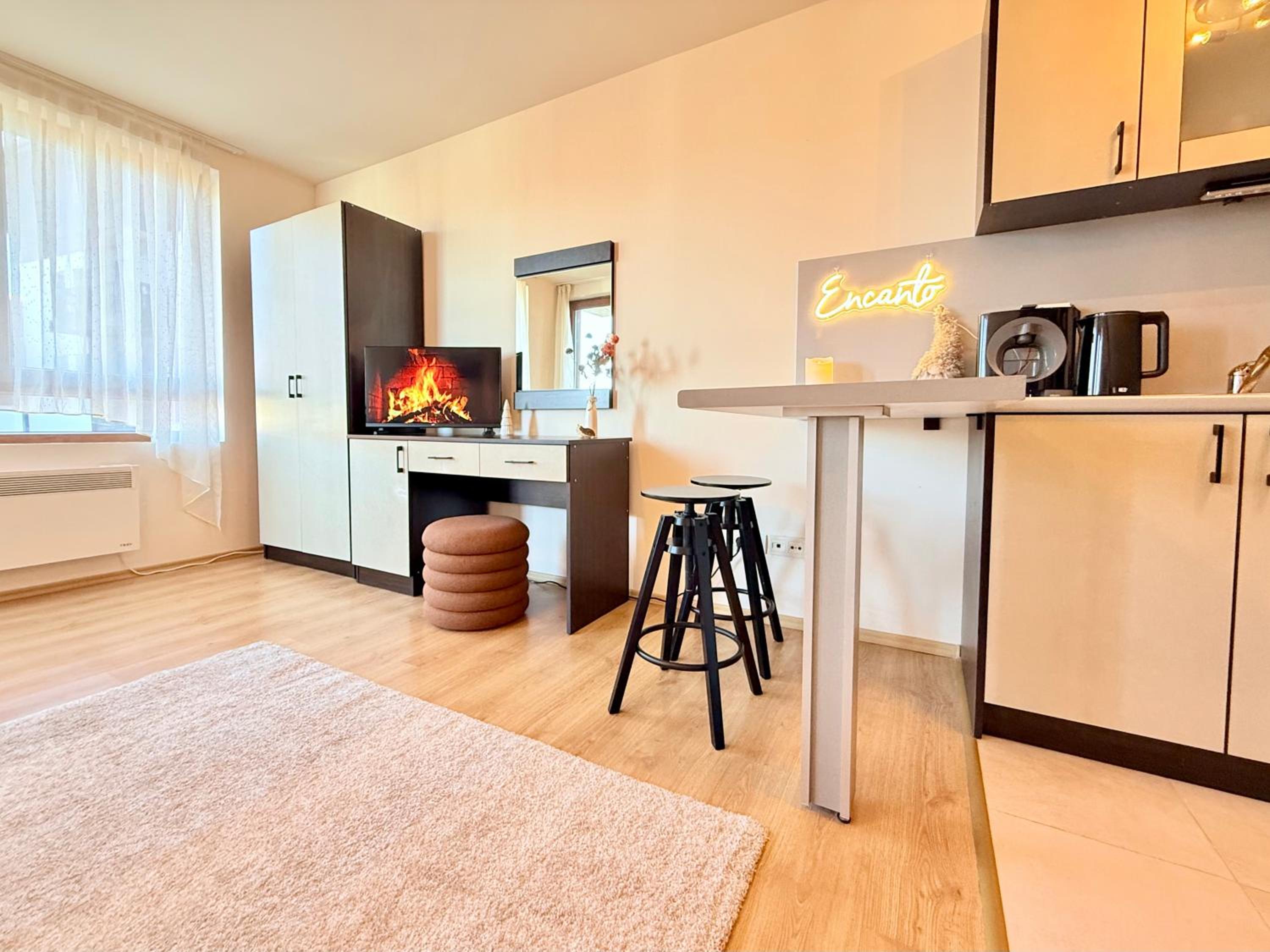 Bansko Vacations - Encanto Bansko Cozy Studio with Balcony and Stunning Mountain Town Views in SPA Resort - Property Image 28