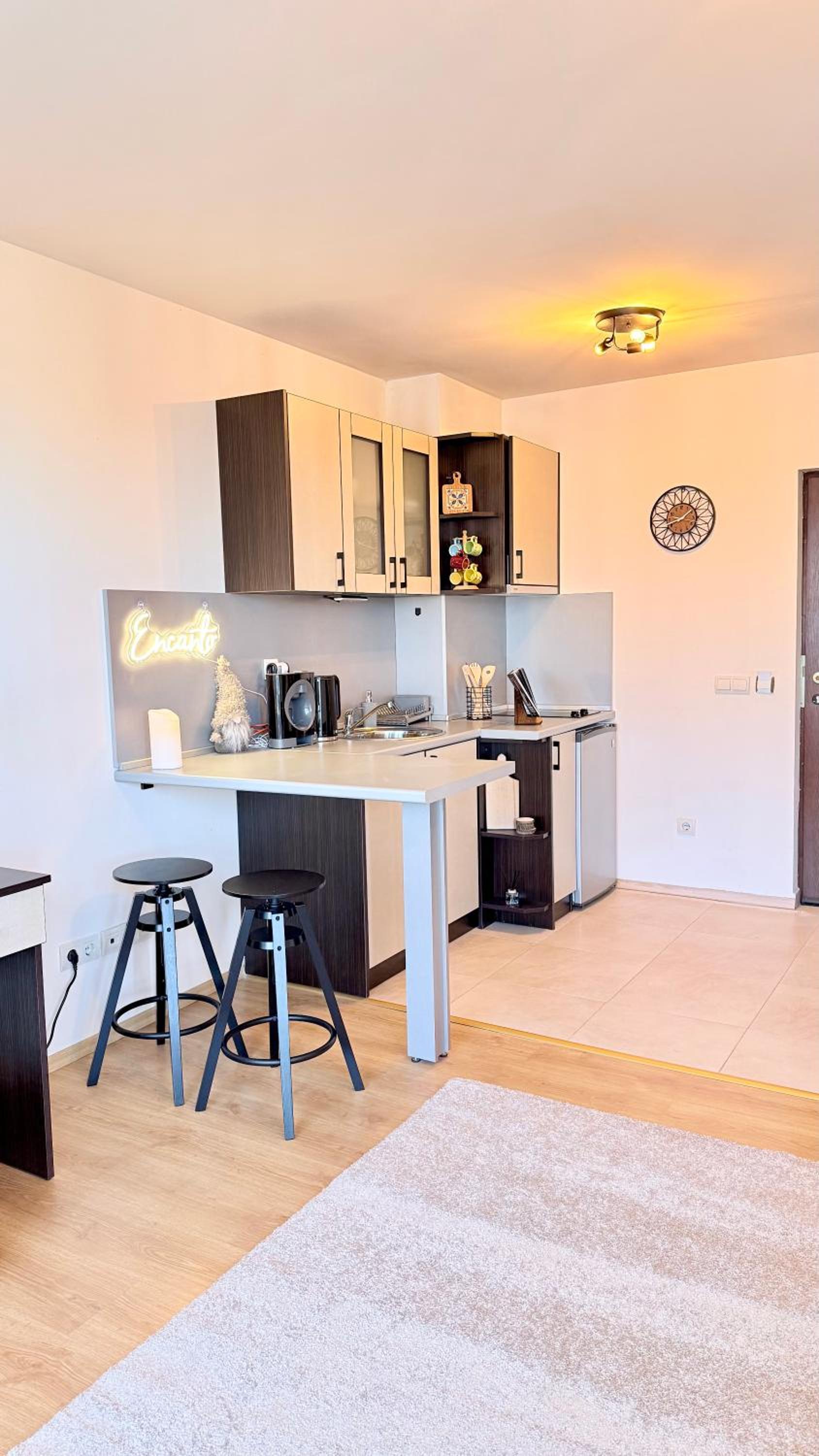 Bansko Vacations - Encanto Bansko Cozy Studio with Balcony and Stunning Mountain Town Views in SPA Resort - Property Image 12