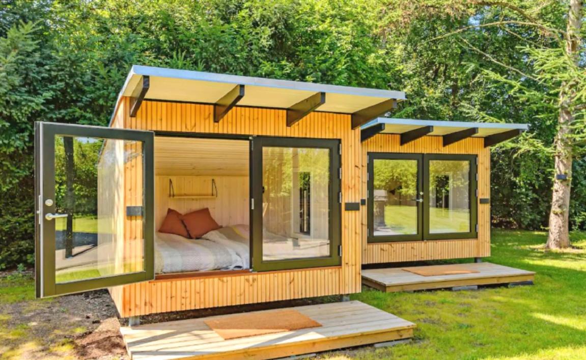 Moderne hus tæt på stranden