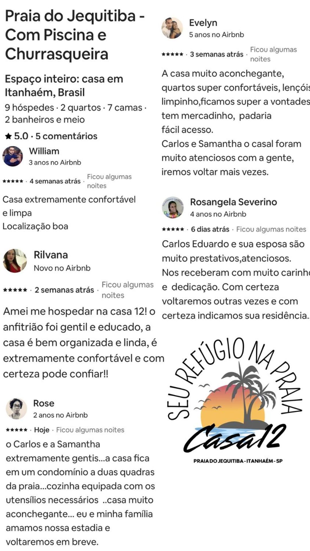 CASA NA PRAIA DO JEQUITIBA - CONDOMÍNIO COM PISCINA E CHURRASQUEIRA INDIVIDUAL - A 500m da praia