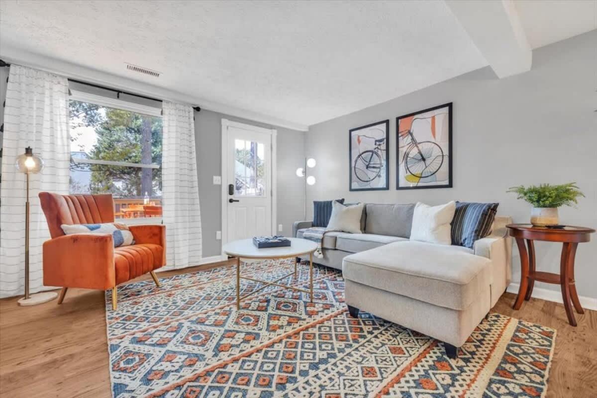Renovated townhome on bike path includes bikes view 2