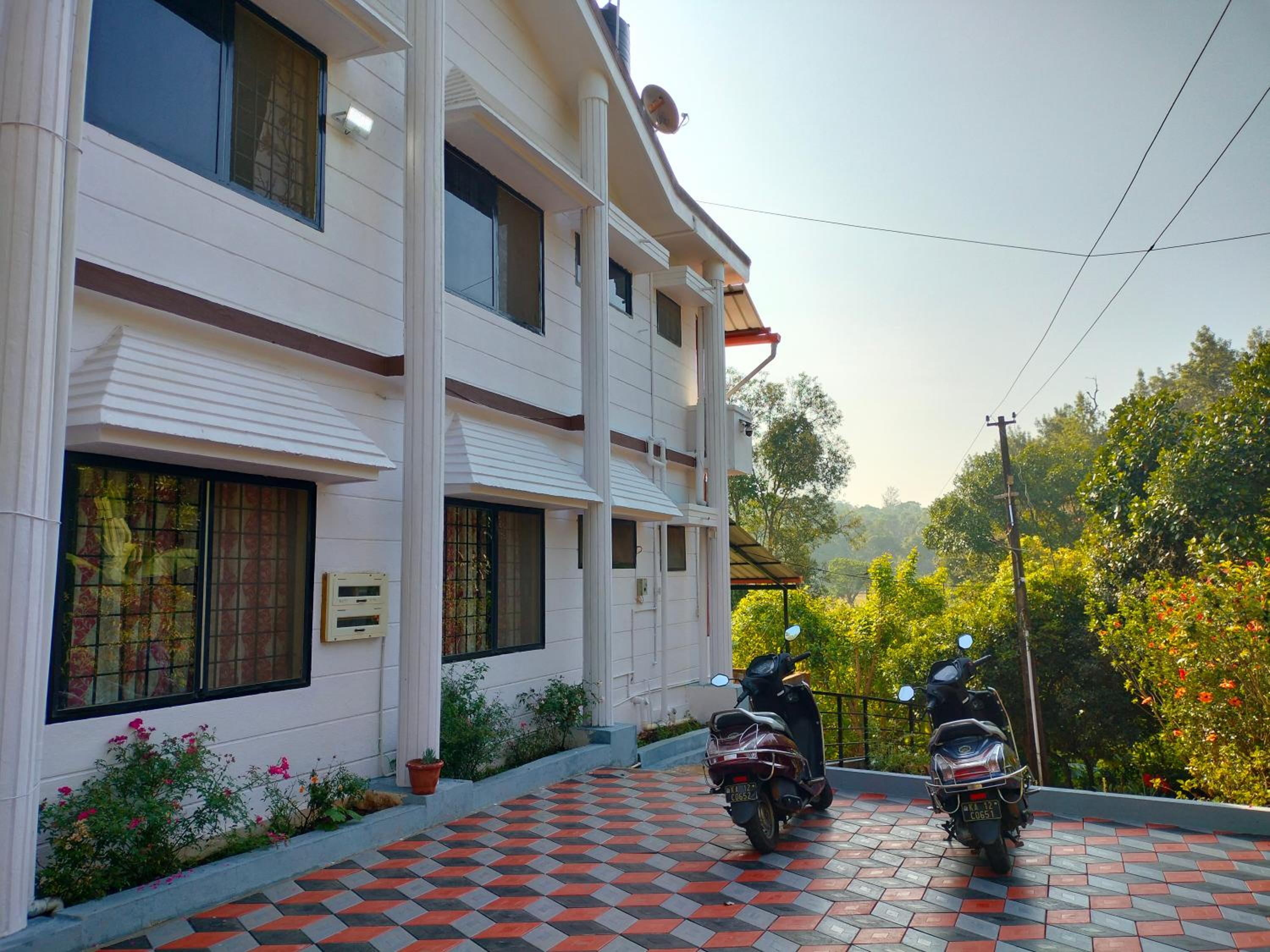 White villa coorg with river view