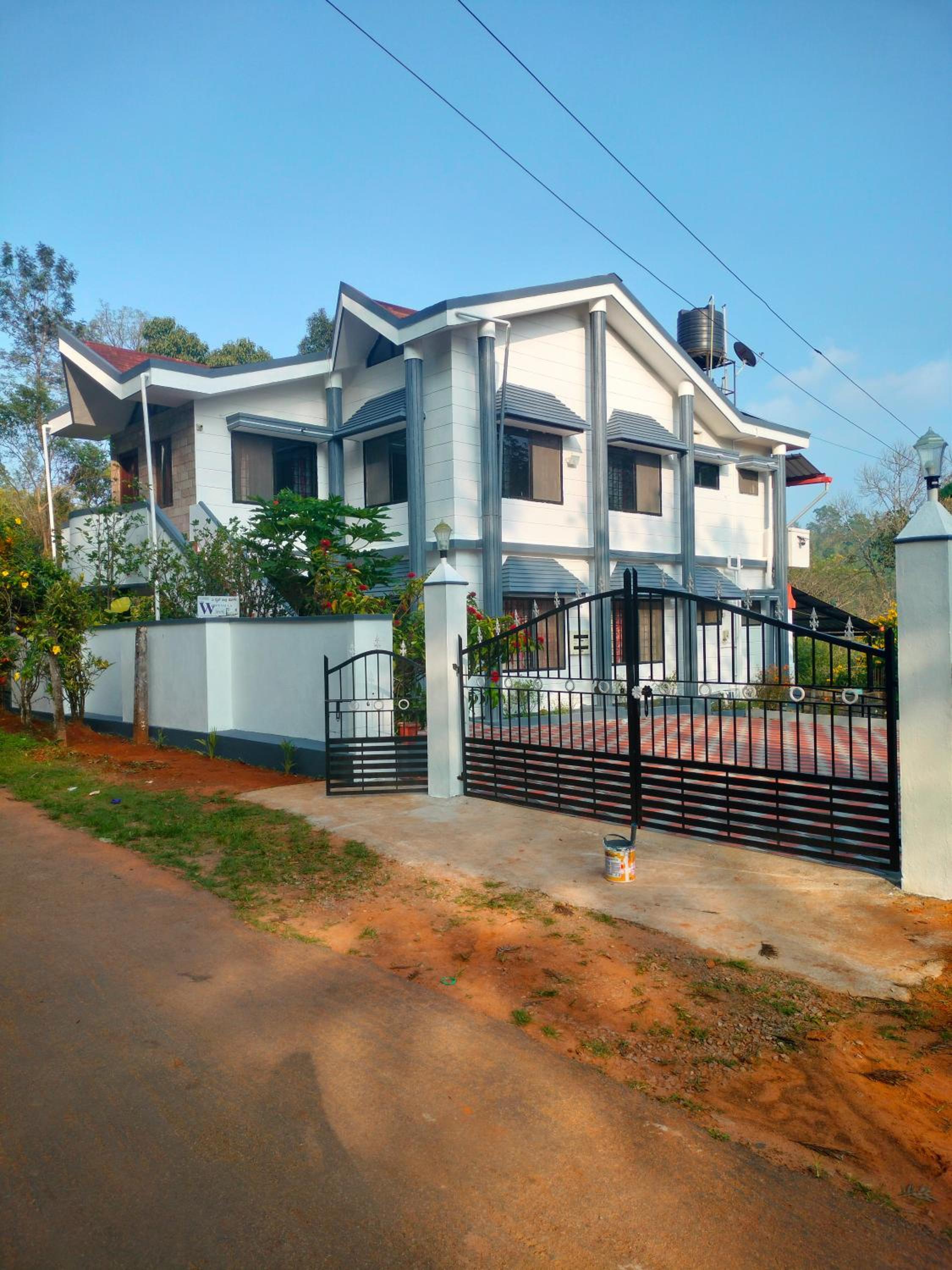 White villa coorg with river view